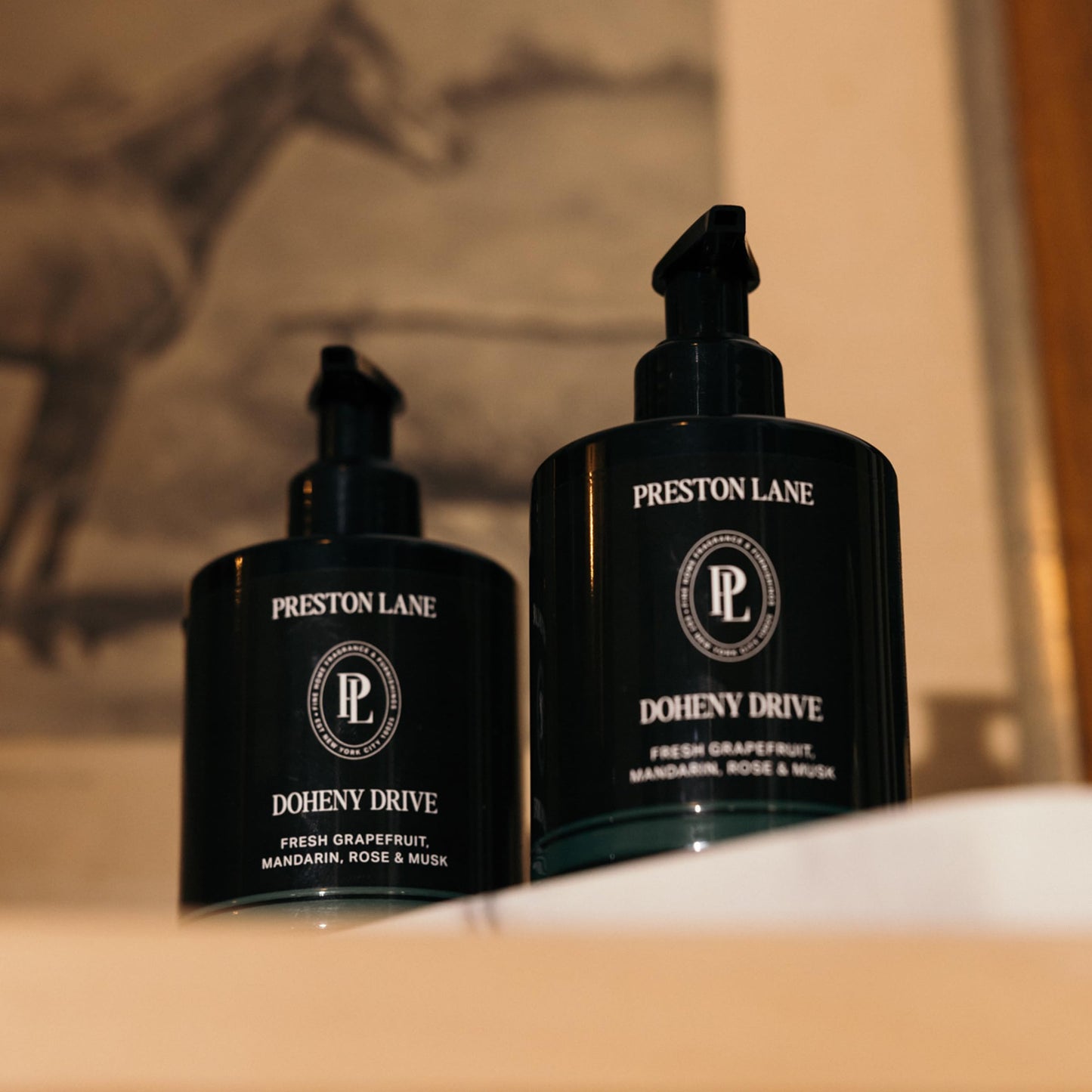 Preston Lane Hand Set, Scented Hand Wash & Hand Cream Duo, Hydrating & Nourishing, Doheny Drive, 10.1 Oz Each