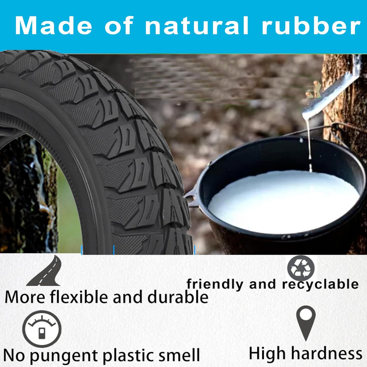 10x3 InchElectric Scooter Solid Tire, 80/65-6 commuter Tubeless Tyre, 255x80 Replacement wheel For Zero 10X& Vsett 10+& Kaabo Mantis& & Nanrobot D4/D6+2.0&Joyor s10-s& Apollo Ghost& Yume Y10（1PCS)