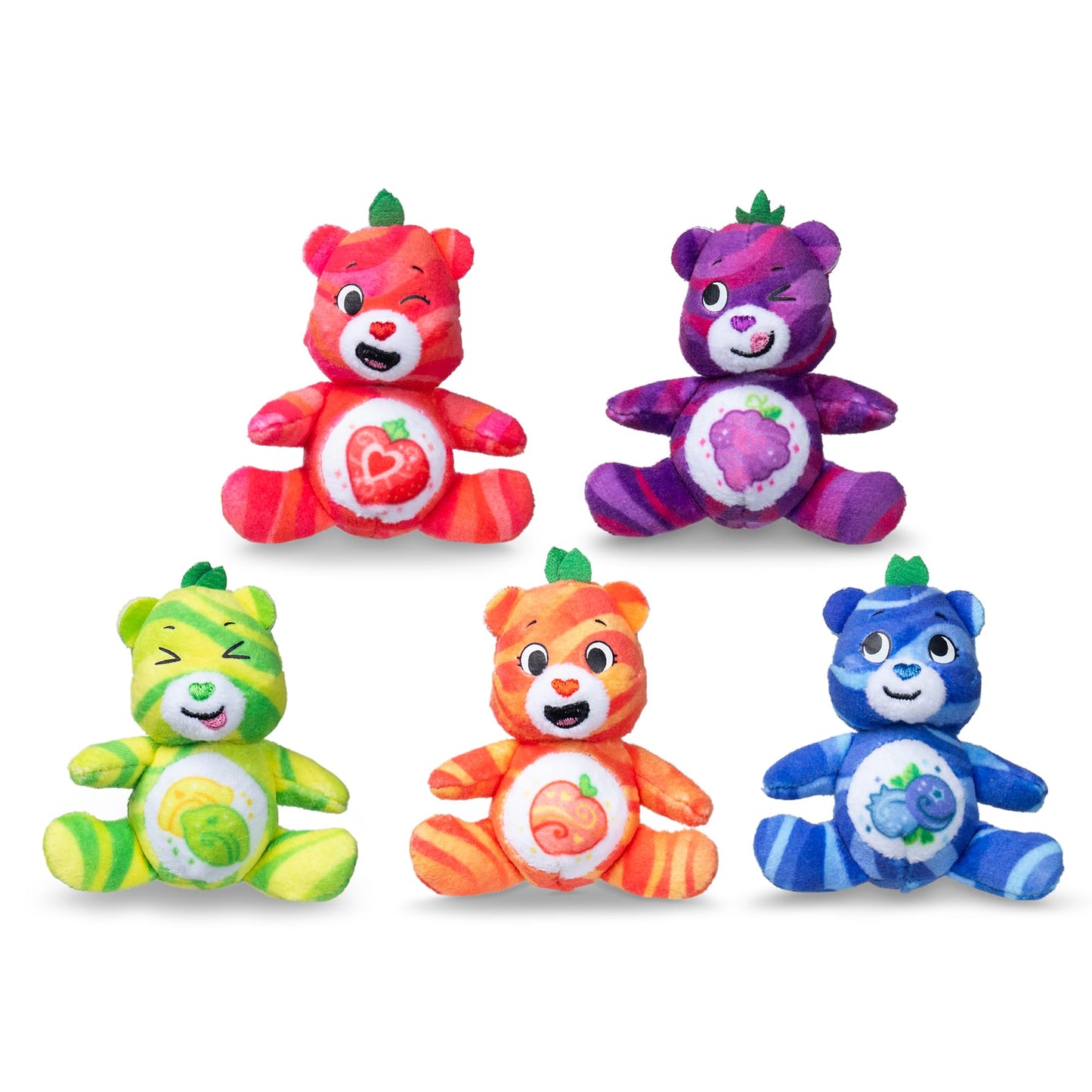 Micro Teenies Care Bears Fruit Friends 5-Pack