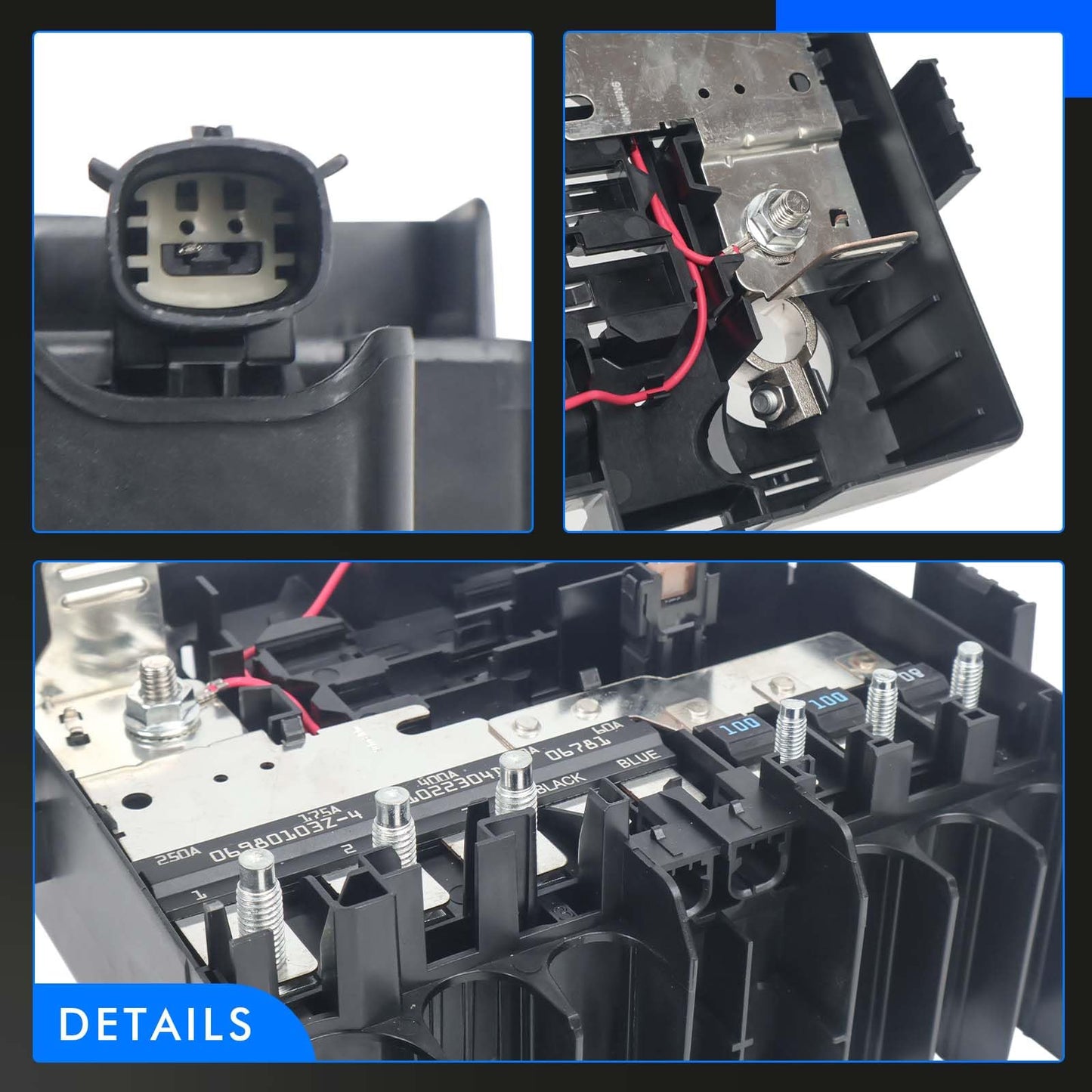Battery Distribution Engine Compartment Fuse Block - Fit for Chevy Silverado 1500 2500 HD 3500 HD, for GMC Sierra 1500 2500 HD 3500 HD 2019-2024 - Replaces# 84646134, 84493556
