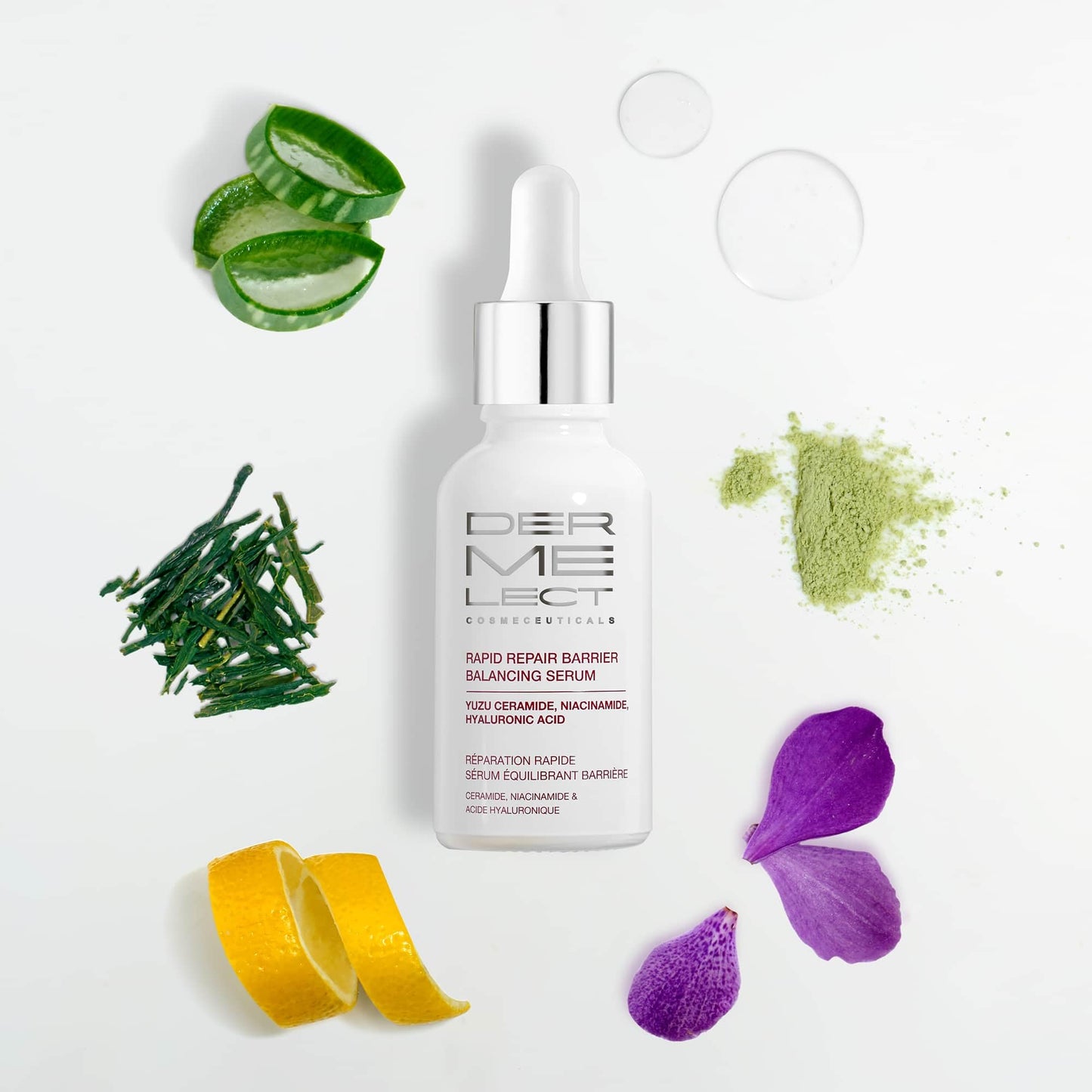 Dermelect Cosmeceuticals Rapid Repair Barrier Balancing Serum – Super-Hydrating Treatment with Niacinamide, Hyaluronic Acid, Prebiotics, & Antioxidants for Smooth, Radiant Skin 1.0 oz