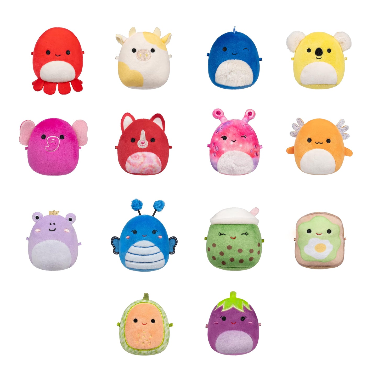 Squishmallows - 2.5" - 14-Pack Plush- Style 1