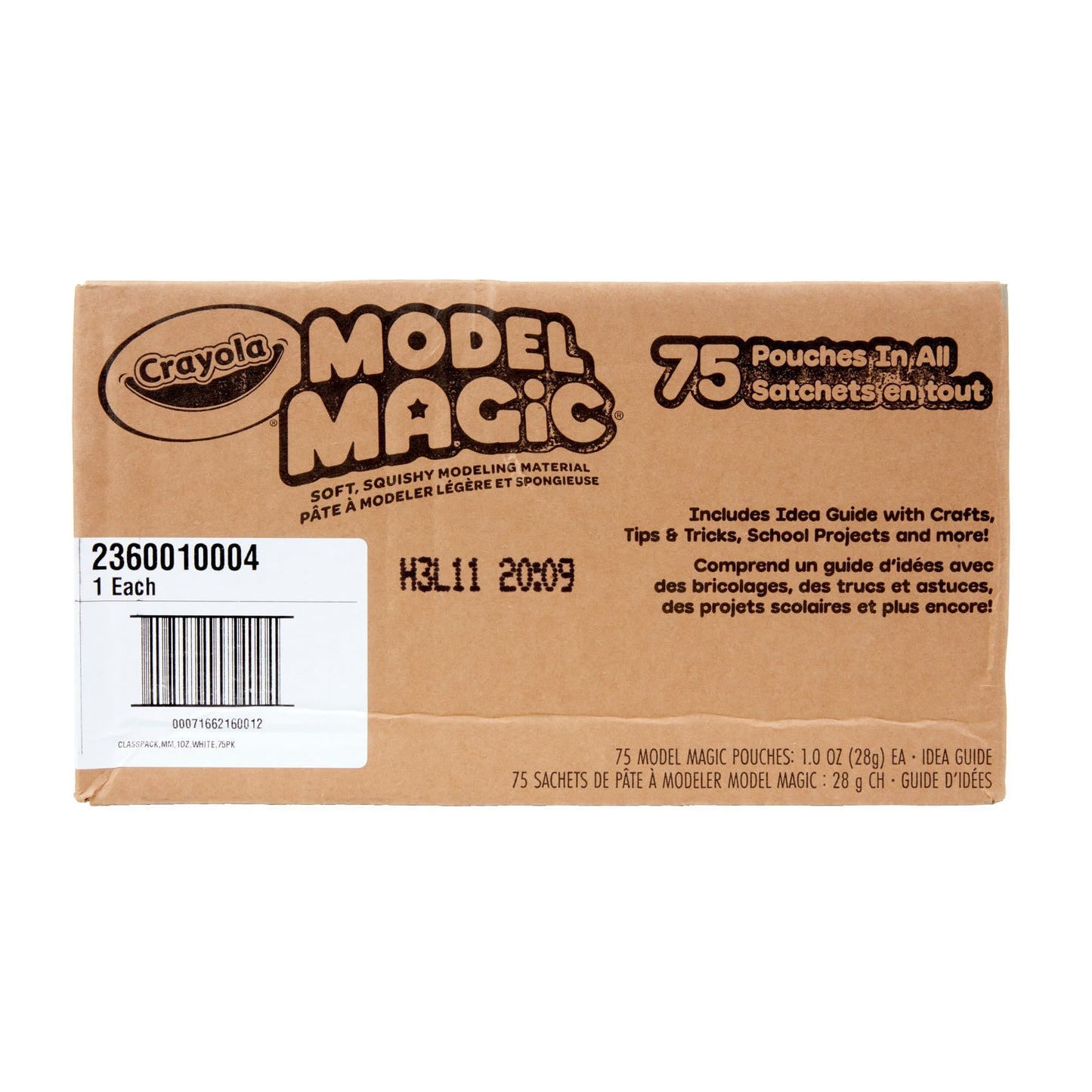 Crayola Model Magic - White (75ct), 1oz Modeling Air Dry Clay Alternative, Teacher Classroom Must Haves, Bulk School Supplies for Kids, 3+