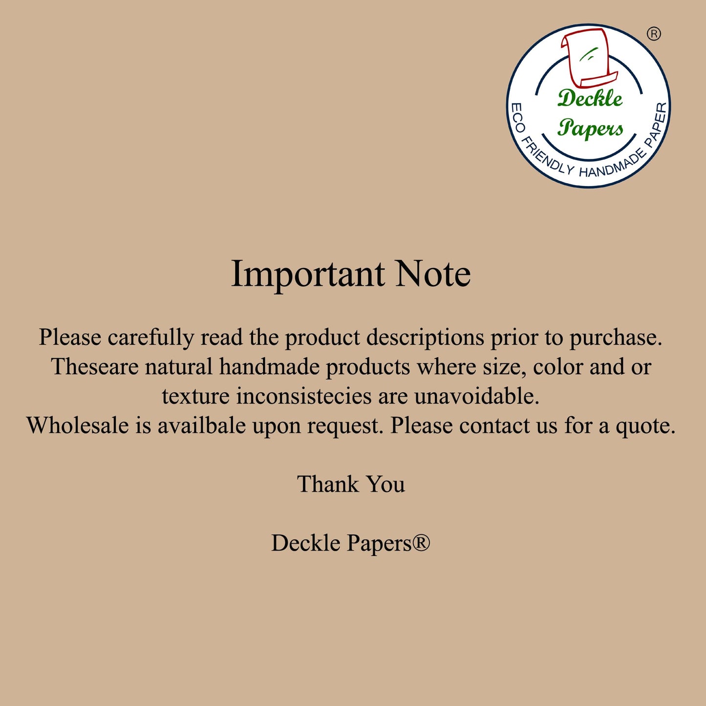 E-Tailor Handmade Paper Mixed Media Deckle Edge Blank Loose Leaf for Watercolor, Writers, Invitations, Crafts Package of 50-Thick 150 GSM-Ivory White (4x9)