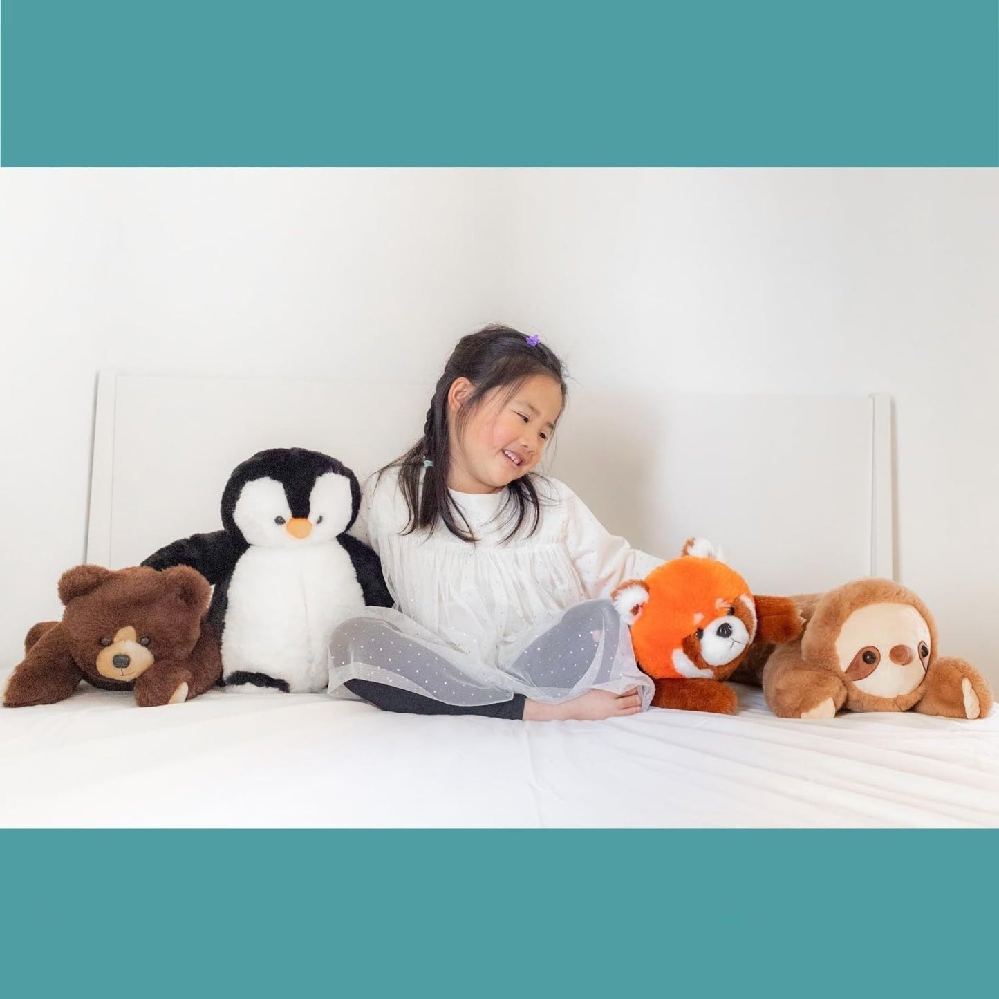 Red Panda Sensory Weighted Vibrating Pillow, Pressure Activated for Kids Adults Plush Minky Soft Size11 by 20 inches Pillow Animal, Small Heavy Fluffy Fur Weighted Plushie for Gift Birthday Christmas