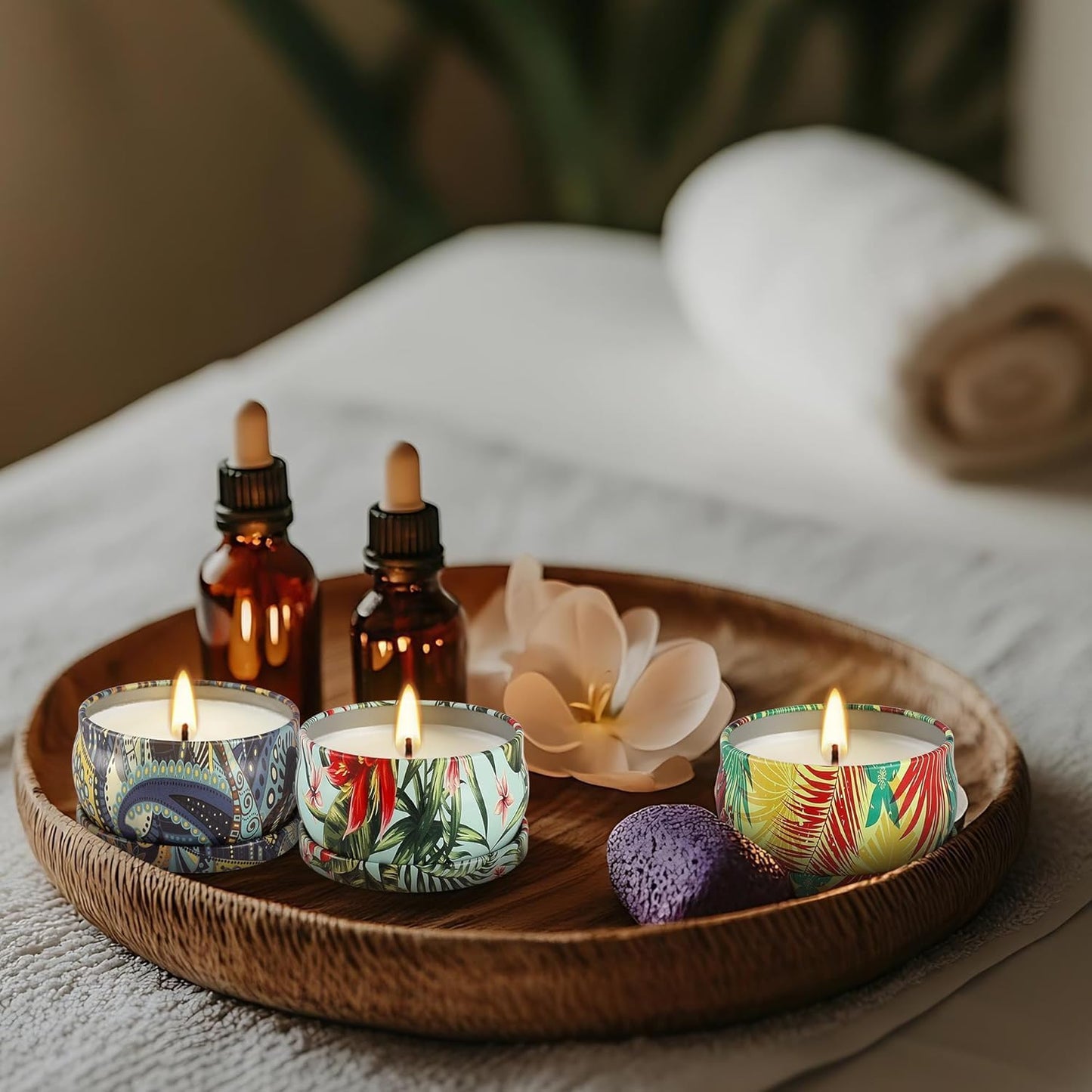 AYIQIW Set 36Pack Scented Candles Gifts Soy Wax Travel Tin Jar Candles for Home 2.5 OZ jar Candles for Mom, Birthday, Thanksgiving, Mother's Day,Aromatherapy,Valentine's Day Gifts