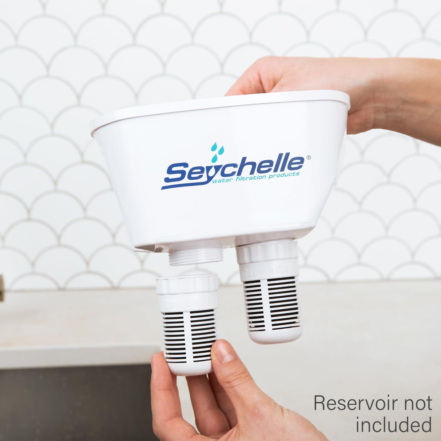 Seychelle pH2O Alkaline Water Filter Pitcher Replacement - 2 Pack
