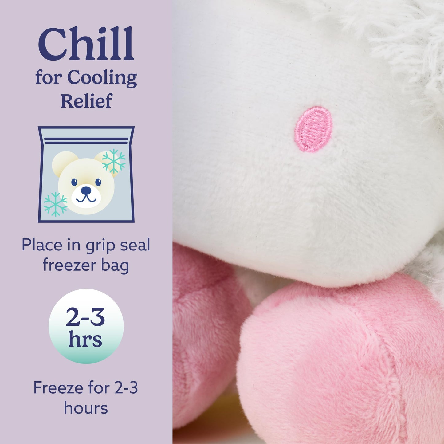 Warmies Microwave Safe & Weighted Plush Unicorn - Heated Plush for Warmth and Comfort - Cute Soft Plush for Adults and Kids (Boys, Girls, Babies, Toddlers)