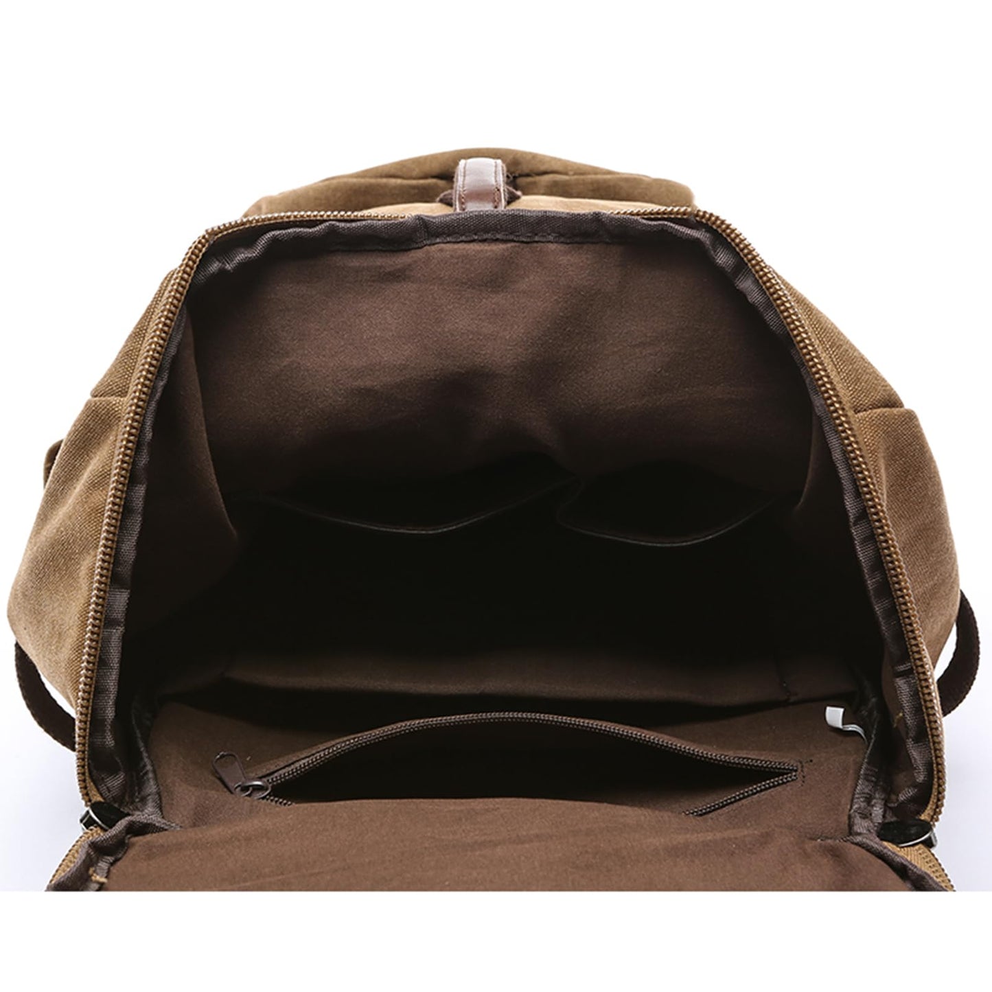 IT'SCARL Large backpack for men,Travel backpack,Carry on, Canvas big bag,Work back pack(khaki)