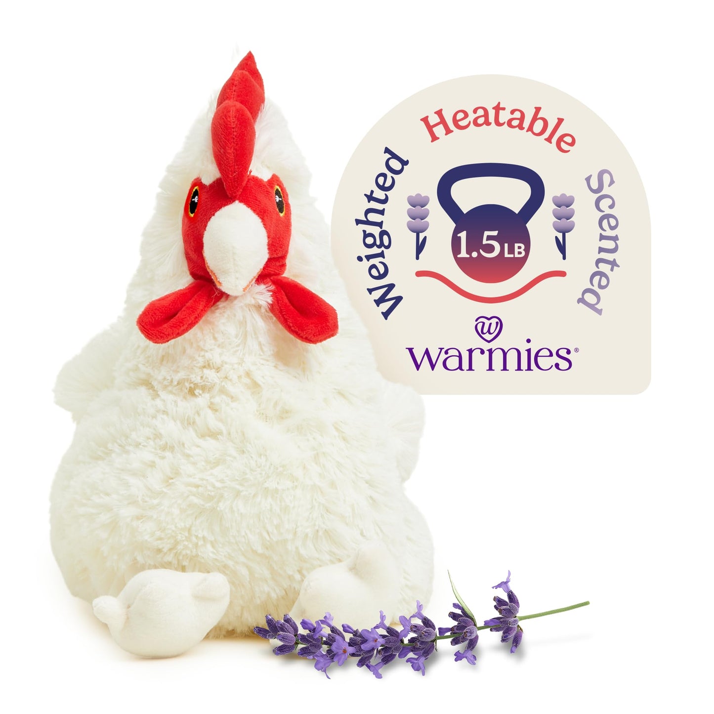 Intelex Warmies Microwavable Plush 13" Chicken