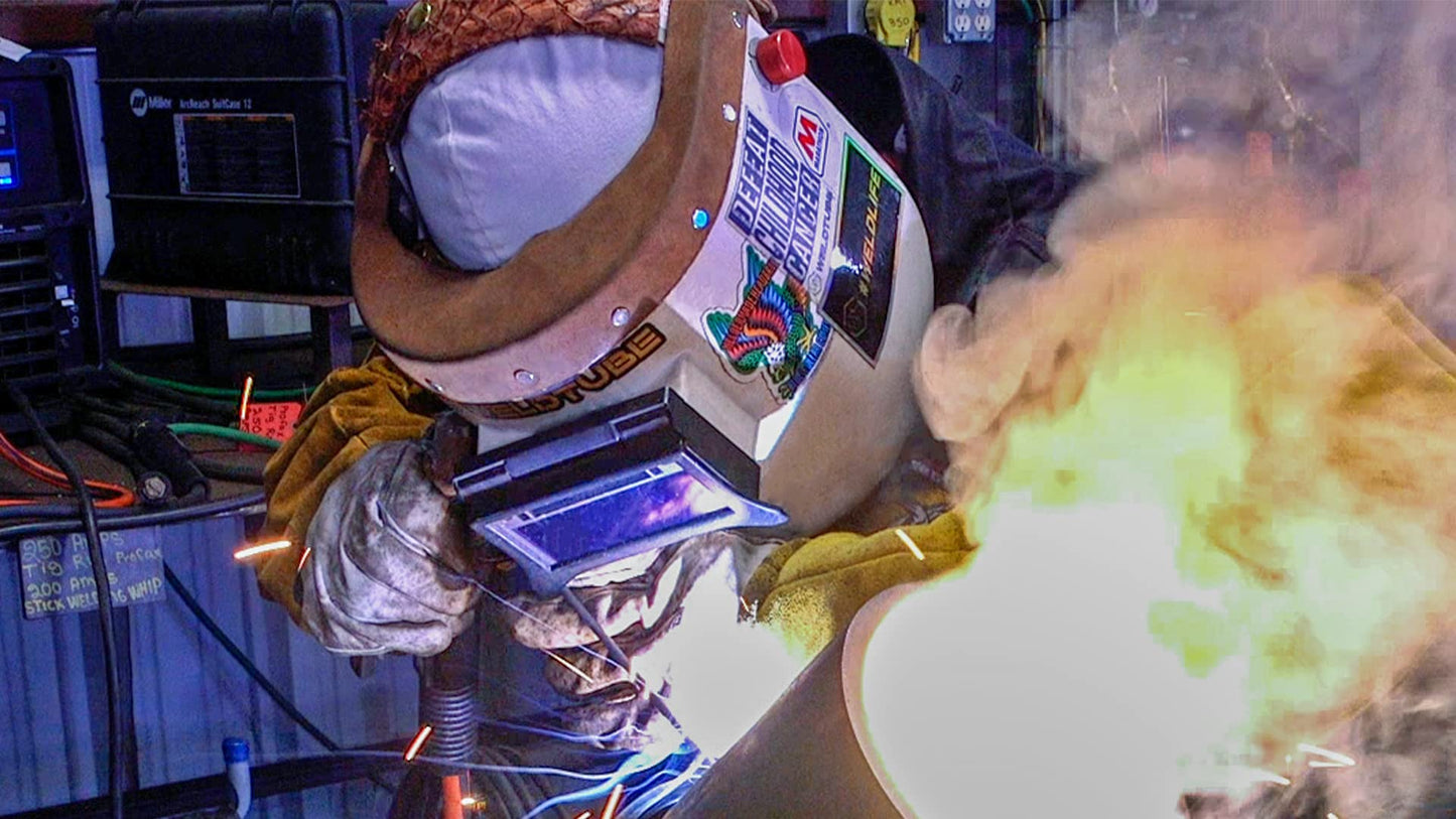 WELDTUBE Flip-Front Adapter for PIPELINER Welding Helmet | Clip On