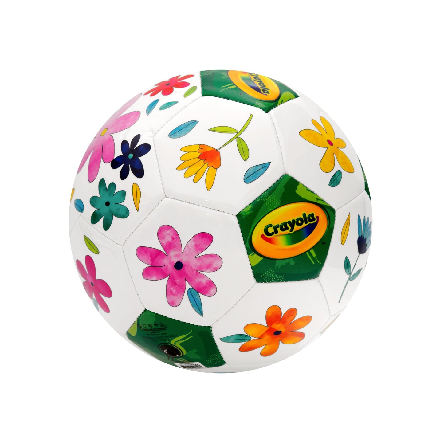 Crayola Score N' Explore Officially Licensed Play Ball 5" – Flower Explorer, Soccer Ball for Kids, Fun Learning Toy Activity Ball
