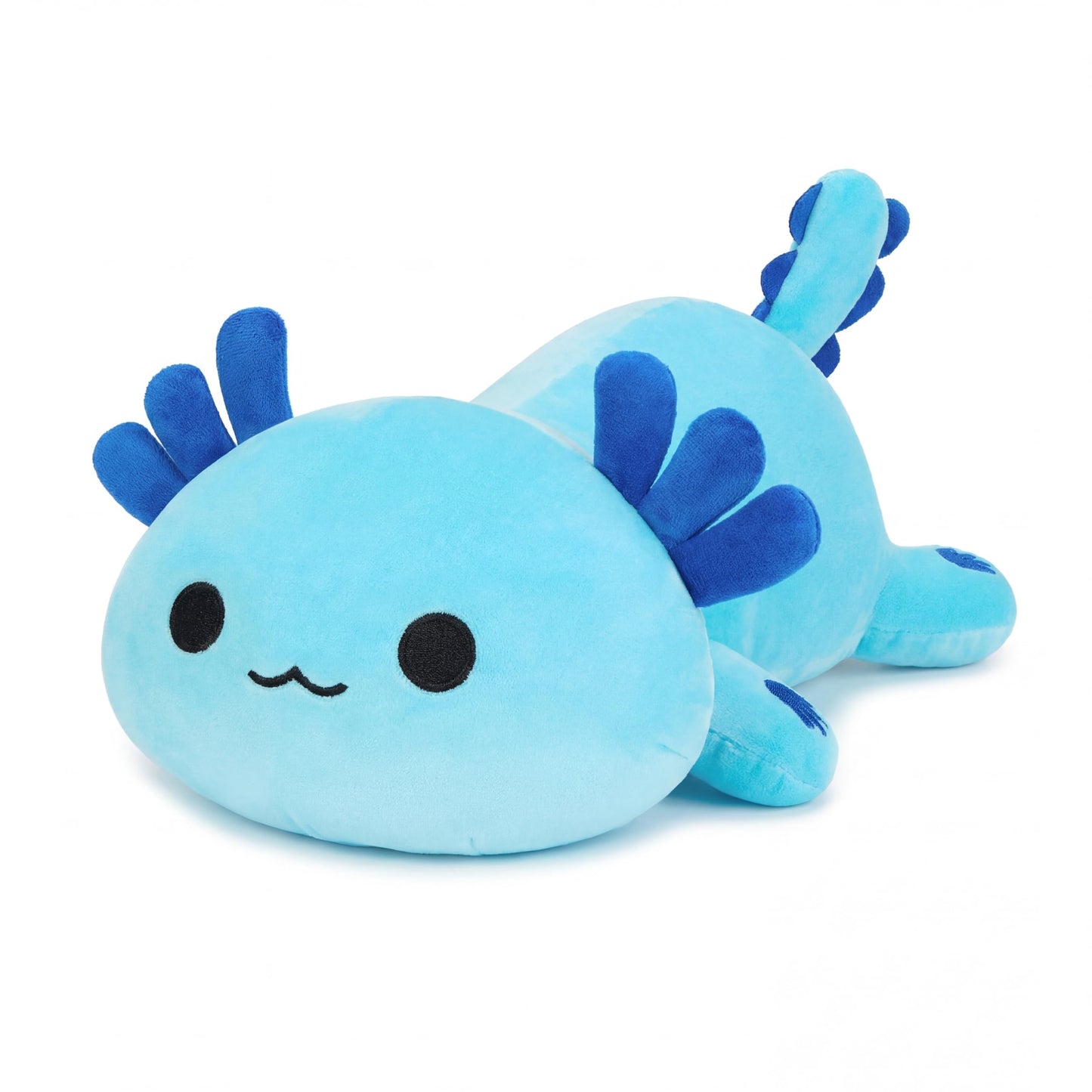 Onsoyours Cute Axolotl Plushie, Soft Stuffed Animal Salamander Plush Pillow, Kawaii Plush Toy for Kids (Blue Axolotl A, 19''), Cat, Axolotl