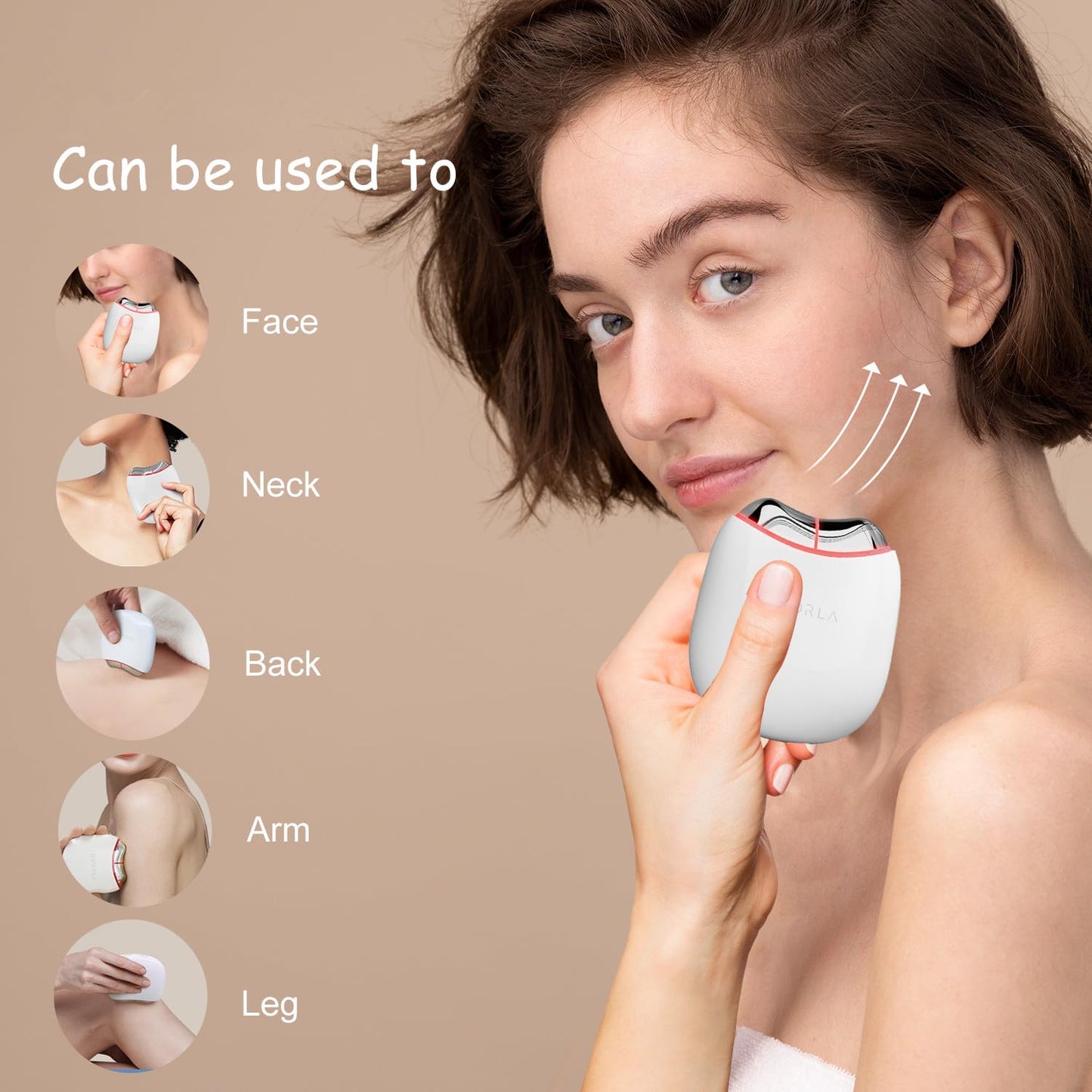AVORLA LED Gua Sha Facial Tool with Heat and Microcurrent, Skin Toning Device, Skin Light Therapy Anti-Aging/Anti-Wrinkles,face Lift, Eye/face Puffiness, Skin Firm