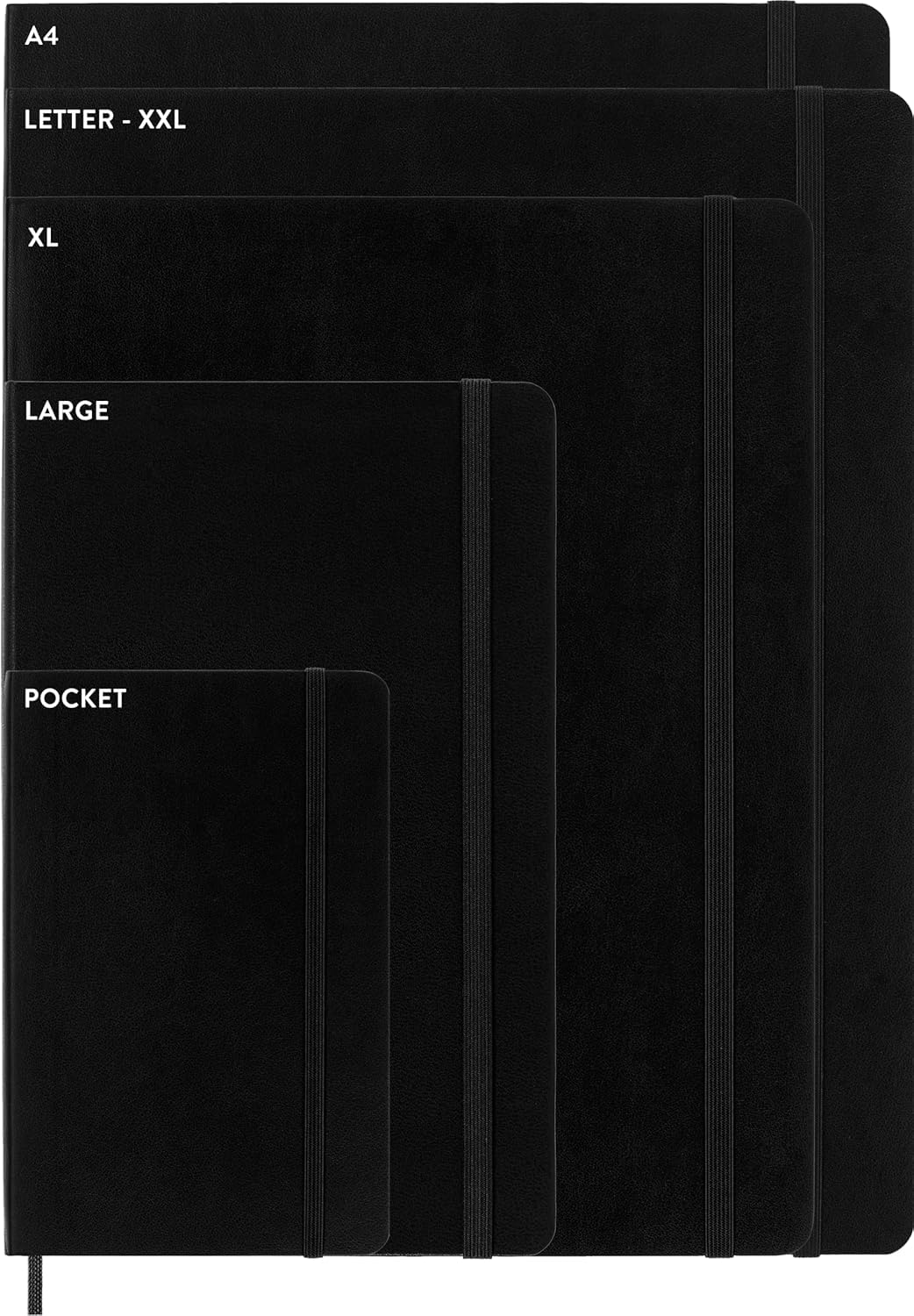 Moleskine Classic Notebook, Soft Cover, XL (7.5" x 9.5") Dotted, Black, 192 Pages