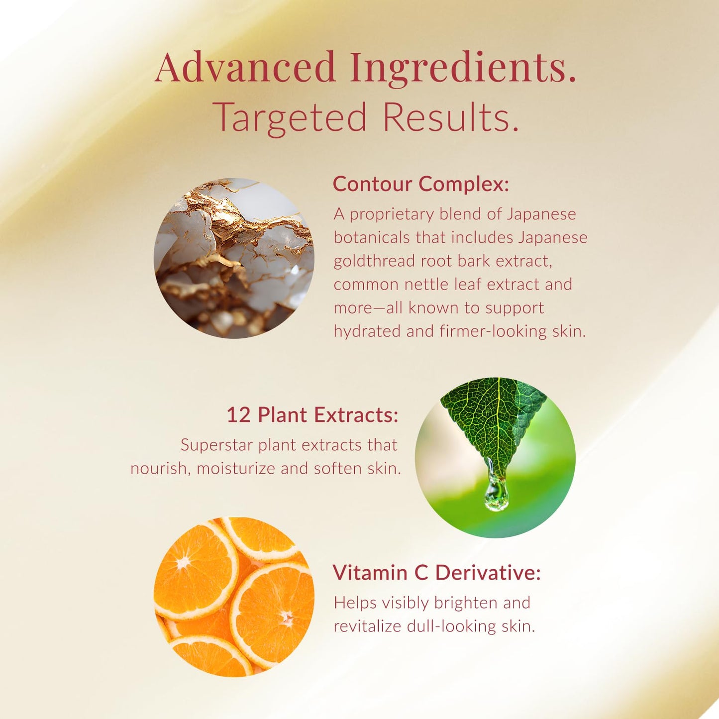 DHC Advanced Target Face Cream, Targeted Revitalizing Cream for Face and Jawline, 1.7 oz. Net Wt. (50g)
