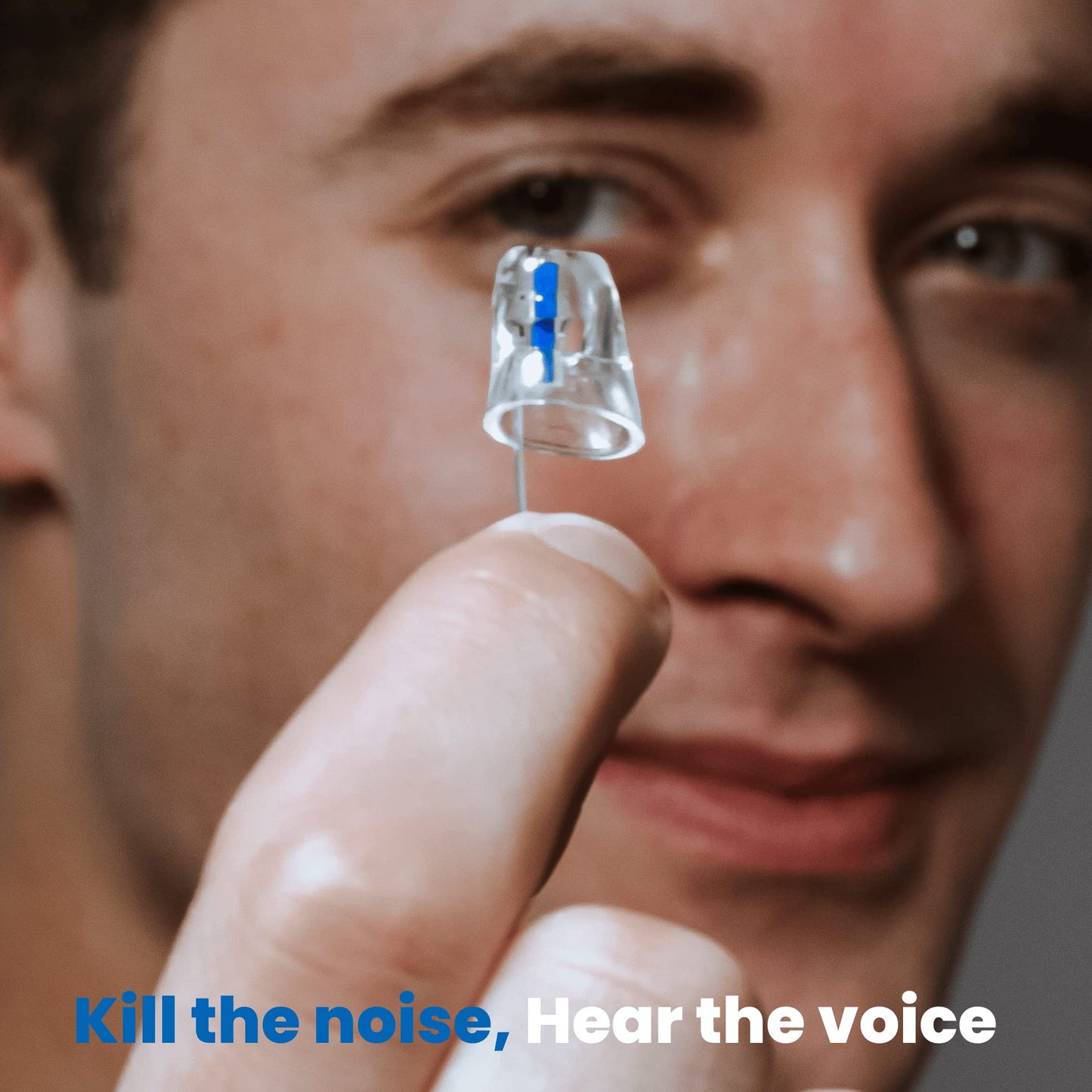 EARasers Noise Cancelling Earplugs - Reusable Soft Silicone Noise Reduction Music Max Earplugs for Concerts, Musicians, DJs, Drummers, Work – 31dB Peak Reduction (Medium) Transparent