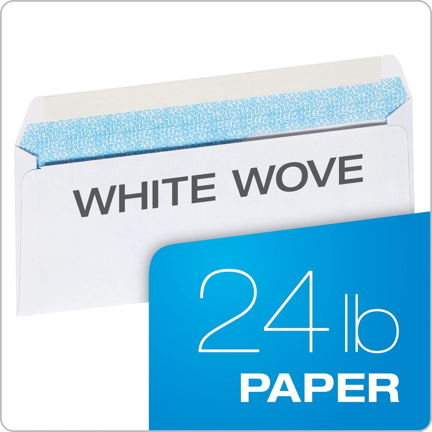 Columbian #10 Security Envelopes, 500 Pack, Double Window Self Seal Envelopes for Invoices, QuickBooks Checks and Business Mailings, 4-1/8 x 9-1/2 Inches, Durable 24 lb White Paper