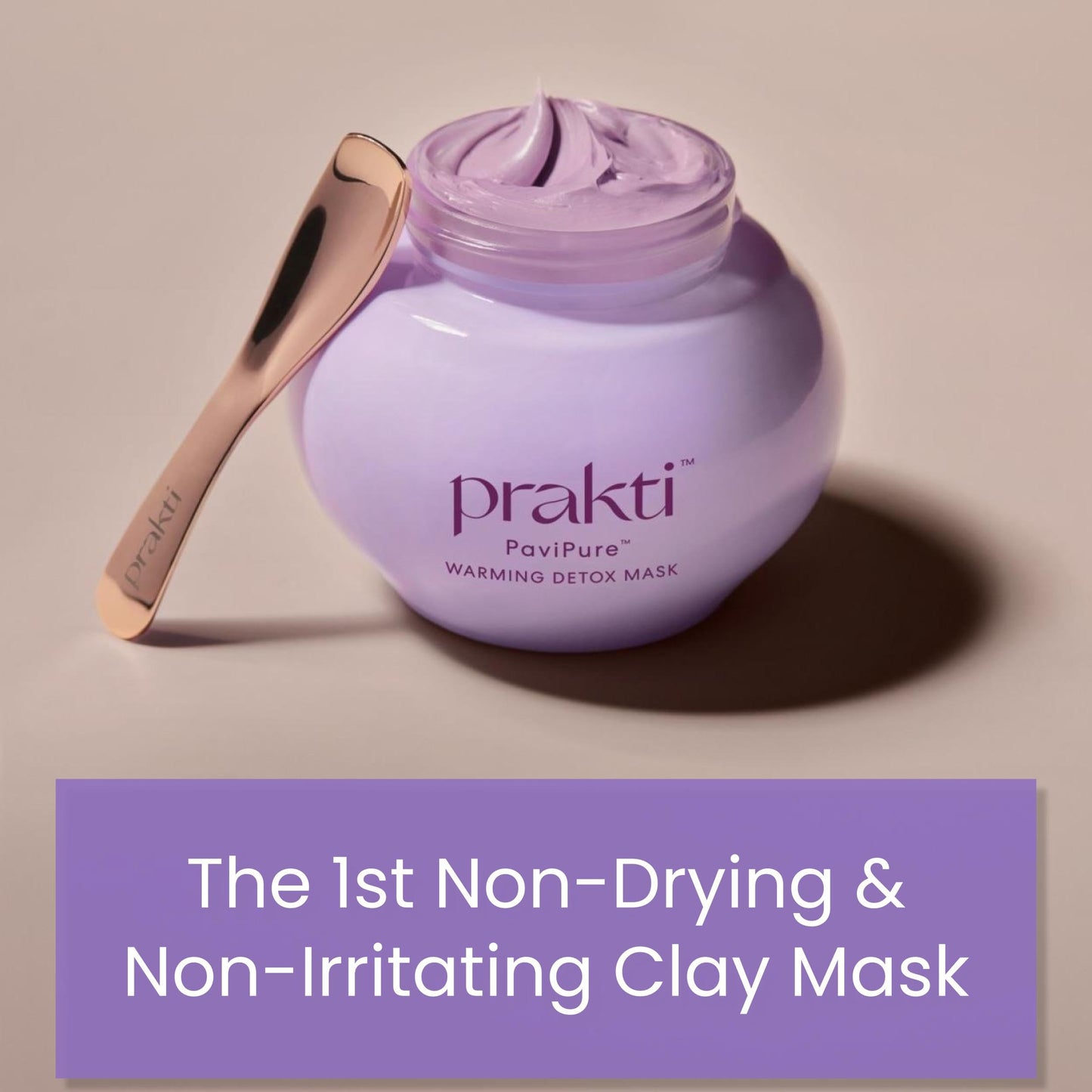 Prakti PaviPure | Purifying & Detoxifying Mask | 1st Clinically-Effective, Non-Drying Clay Mask | Minimizes & Unclogs Pores | Reveal Clearer, Smoother Skin | Natural & Clean Formula | All Skin Types