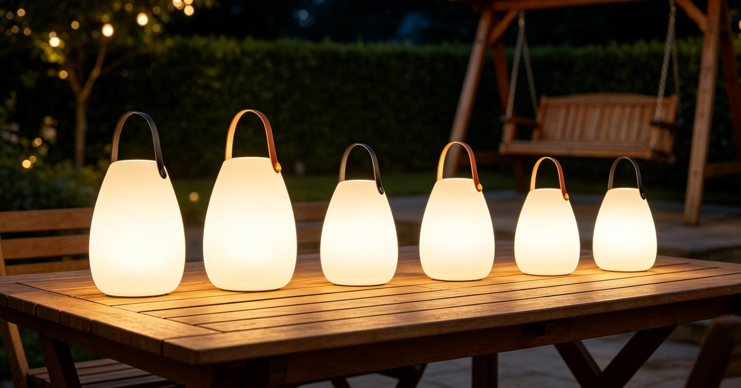uuffoo 2 Pack Rechargeable Portable Table Lamp, Cordless RGB Lantern with Remote, Decorative LED Night Light, IP44 Waterproof Indoor Outdoor Lamp for Bedroom Patio Garden Wedding Party