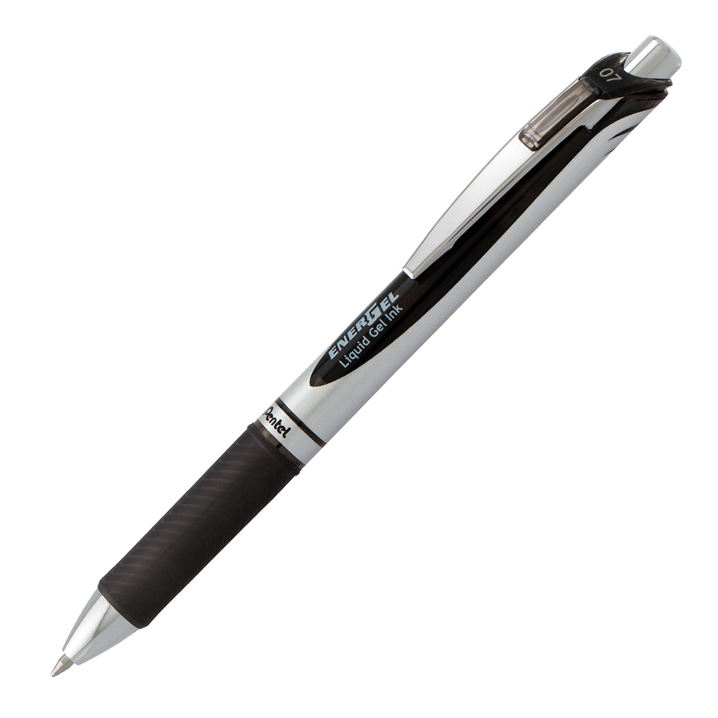 Pentel EnerGel RTX Retractable Liquid Gel Pen Canister, Black Ink (BL77PC36A) (Pack of 1, 36 Count Total)