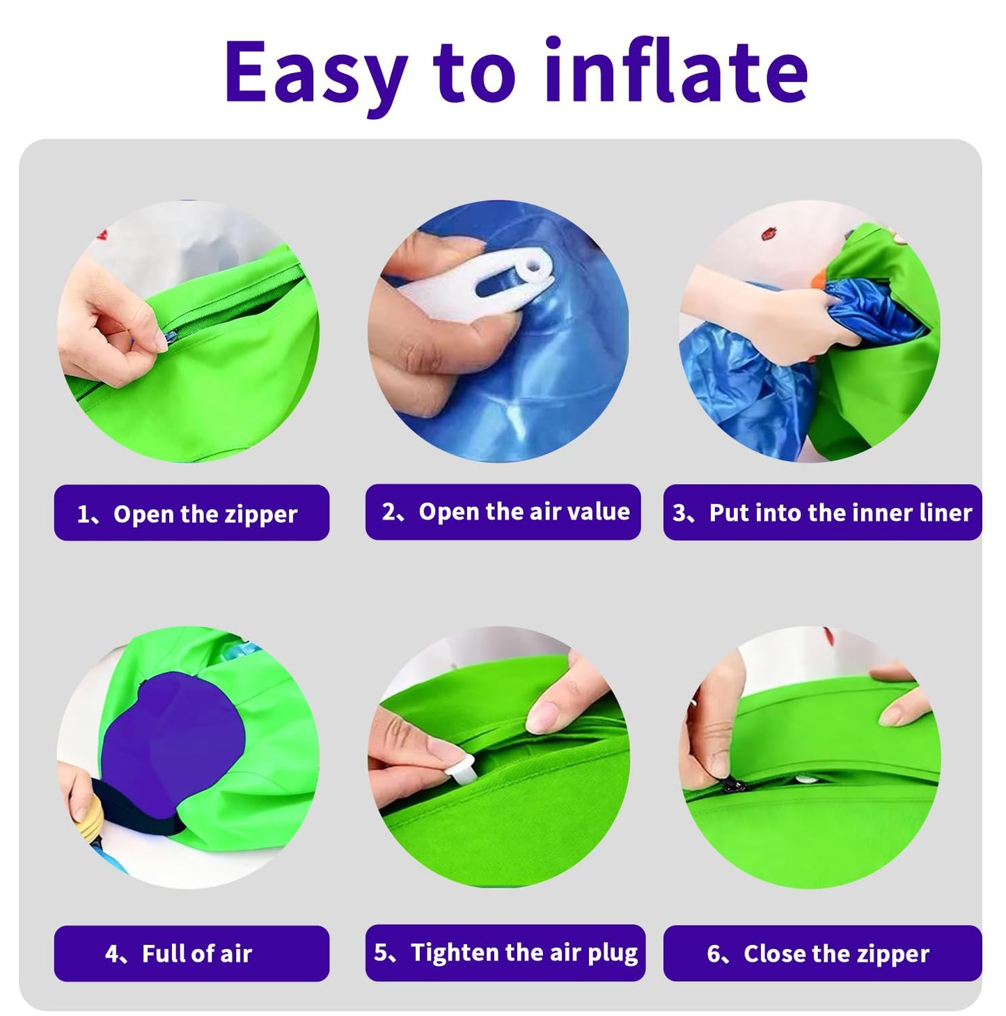 Styvvxam 30 Inch Giant Foldable Dodgeball - Durable Oxford Cloth, Easy Storage, Ideal for Outdoor Fun & Party Games (Green)