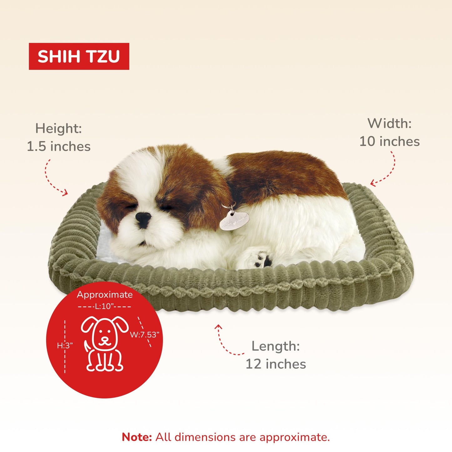 88 Unlimited Sleeping Shih Tzu Plush
