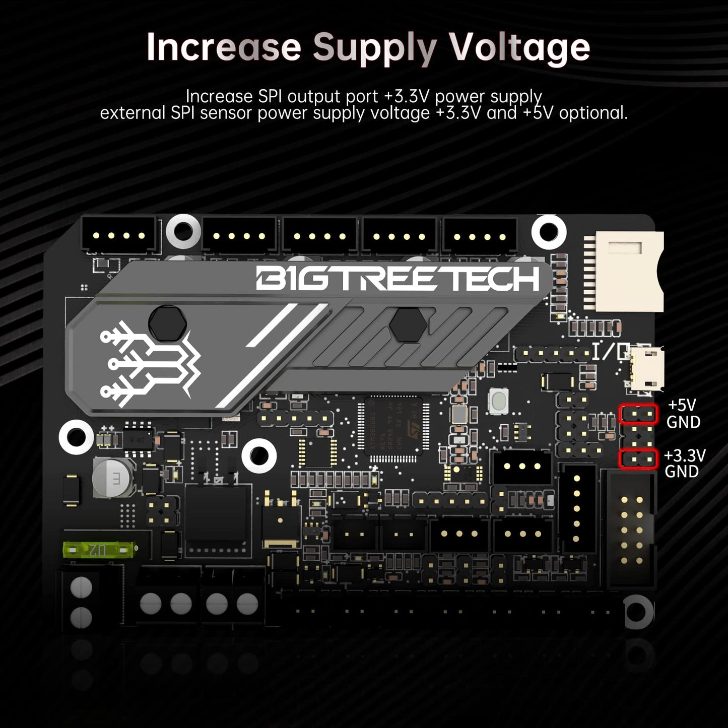 BIGTREETECH SKR Mini E3 V3.0 Control Board with TMC2209 UART Stepper Driver New Upgrade 32Bit 3D Printer Silent Board for Ender-3, Ender3 Pro, Ender-3 V2 3D Printer