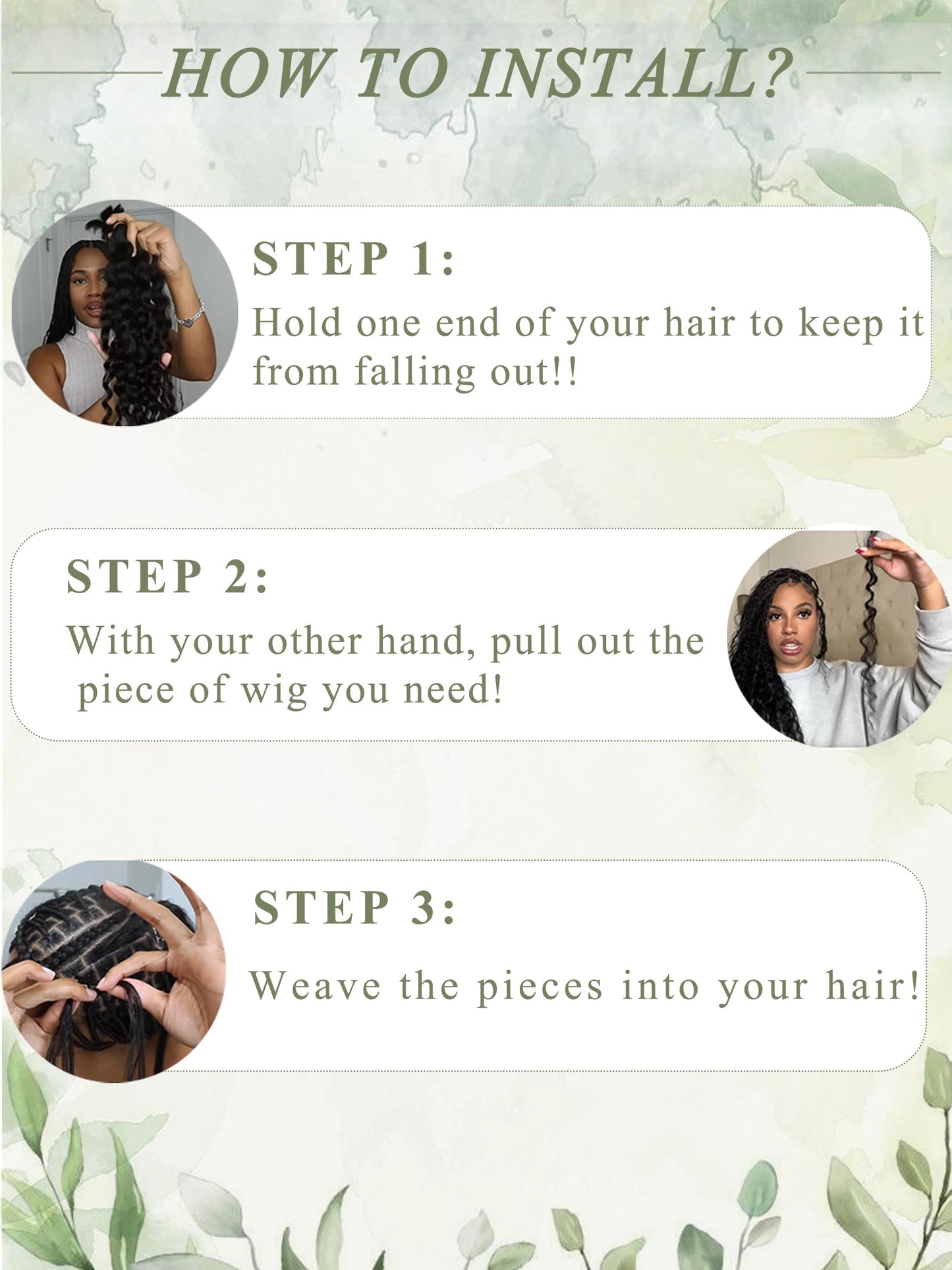 KULYMUWIG Blonde Human Braiding Hair for Boho Braids Deep Wave 22 Inch 100 g 4 Bundles Bulk Human Hair for Braiding No Weft 10A Curly Human Hair Extensions Wet and Wavy Color 27 Human Braiding Hair