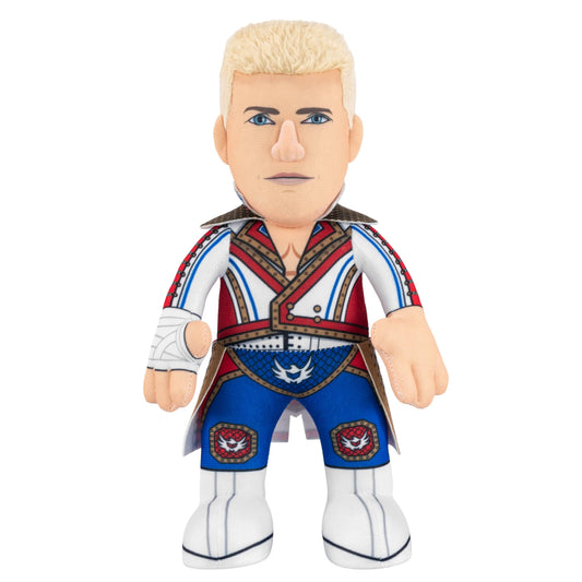 Bleacher Creatures WWE Superstar Cody Rhodes 10" Plush Figure - A Wrestling Star for Play or Display