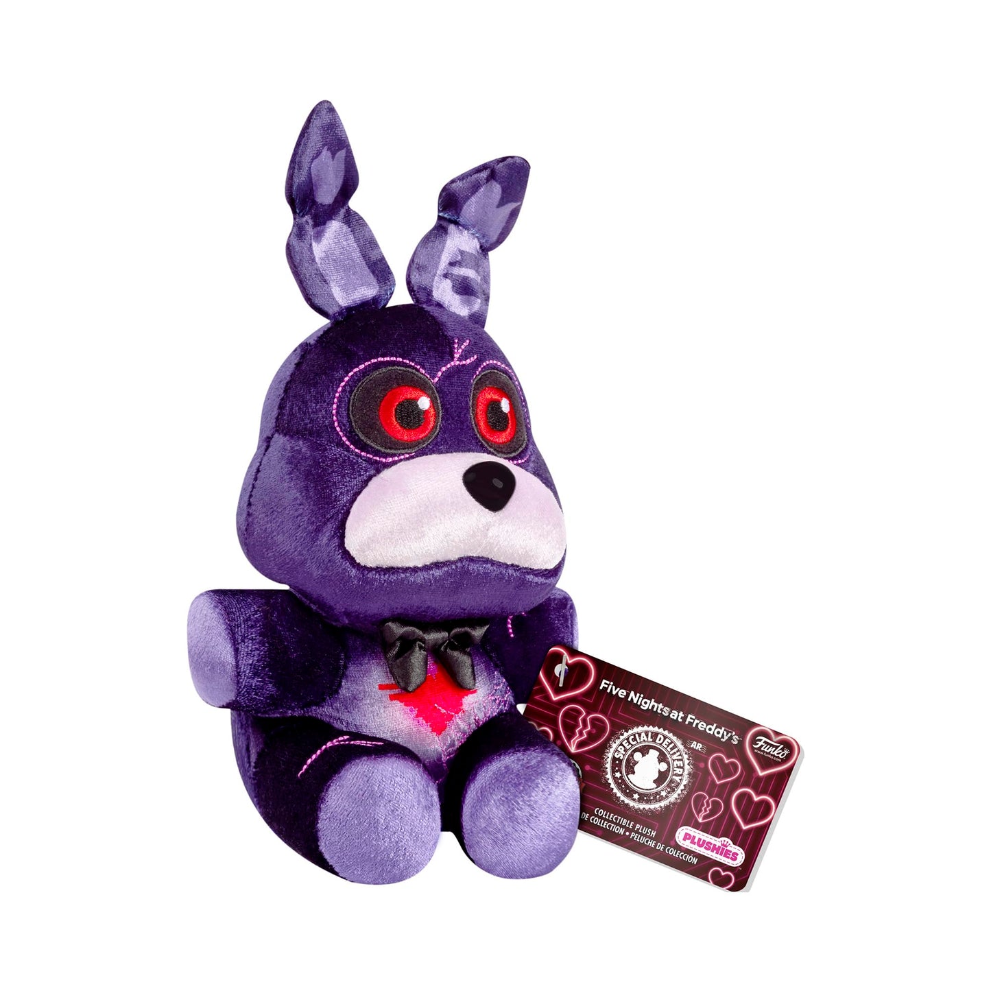 Funko Plush: Five Nights At Freddy's (FNAF)- Blkheart Bonnie The Rabbit - (CL 7") - Collectible Plush Toy - Birthday Gift Idea For Girlfriends