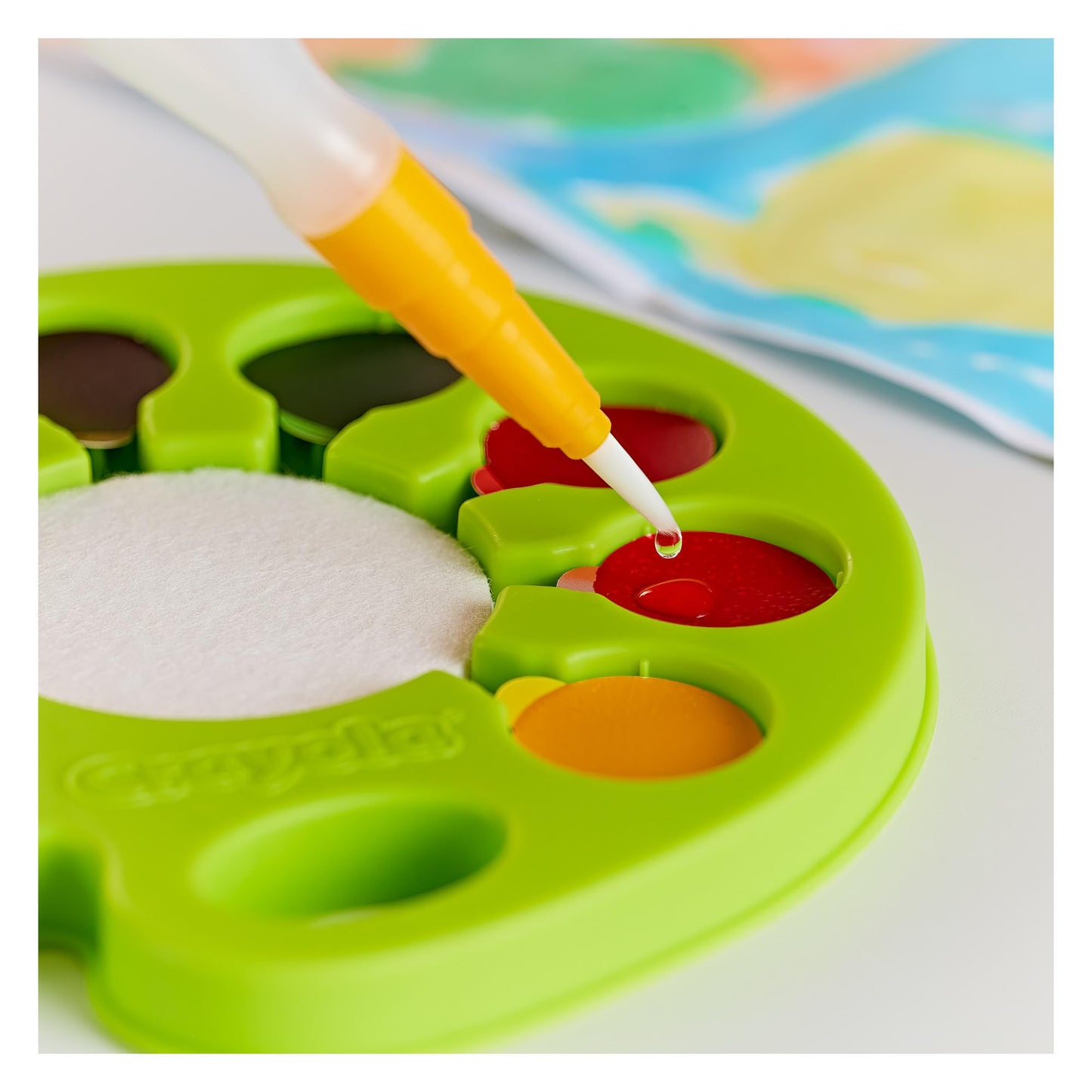 Crayola Watercolour Paint Set, Pop & Paint Palette, Washable Kids Paints, Gift