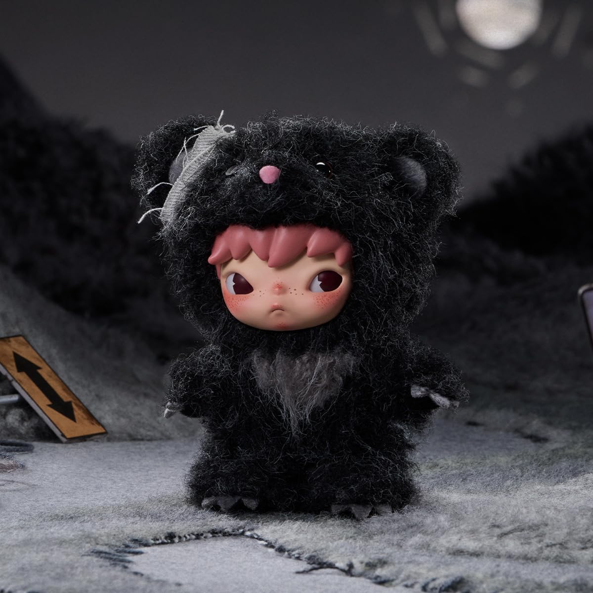 POP MART Hirono Road Journal Series-Plush Doll Pendant Blind Box, HIRONO Blind Box Action Figures, Random Design Collectible Toys for Home Decor, Birthday Gifts for Girls Boys Women Men, Single Box