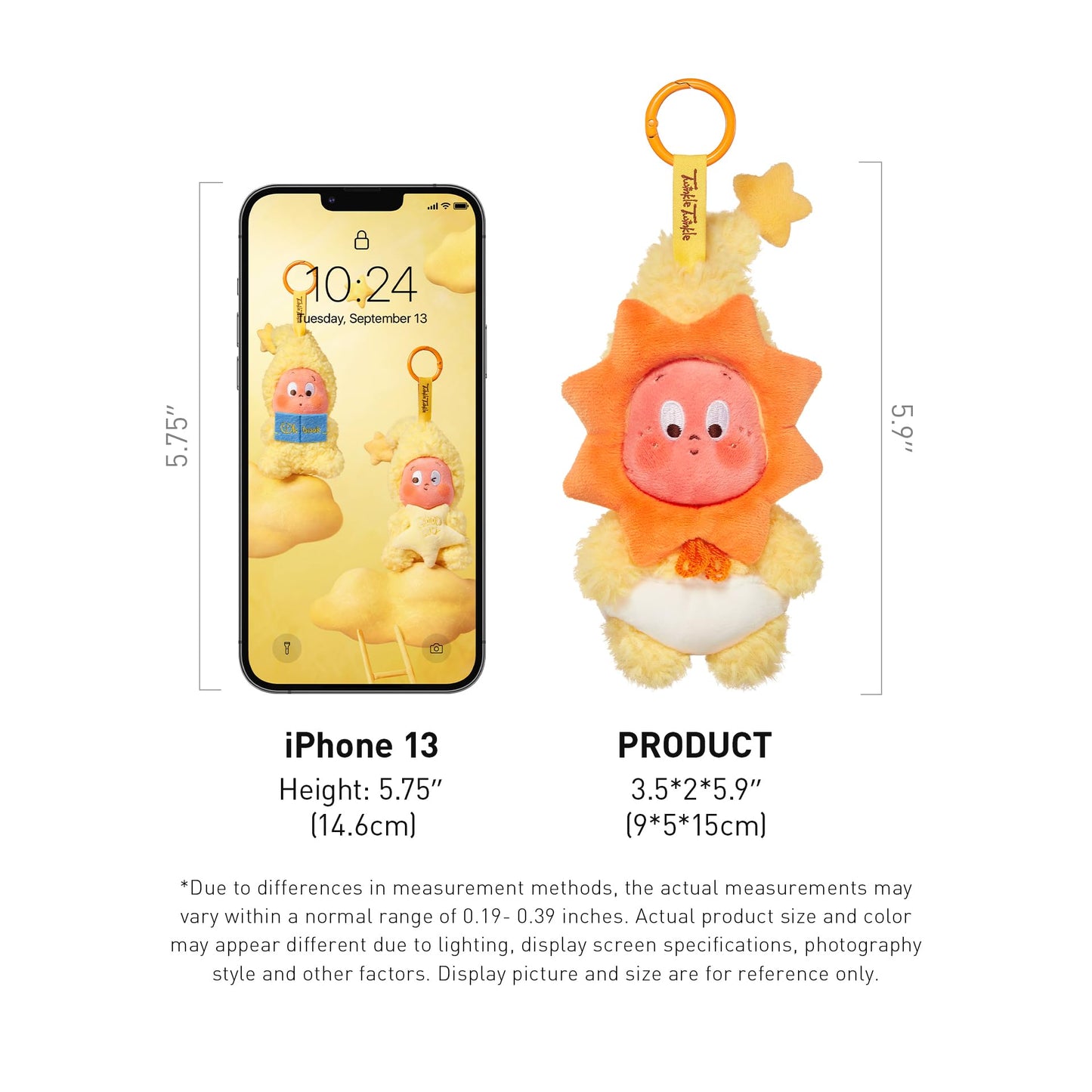 POP MART We are Twinkle Twinkle Series Plush Pendant Blind Box, Random Design Action Figures, Collectible Toys for Home Room Decor, Anniversary Birthday Gifts for Girls Boys Men Women, Single Box