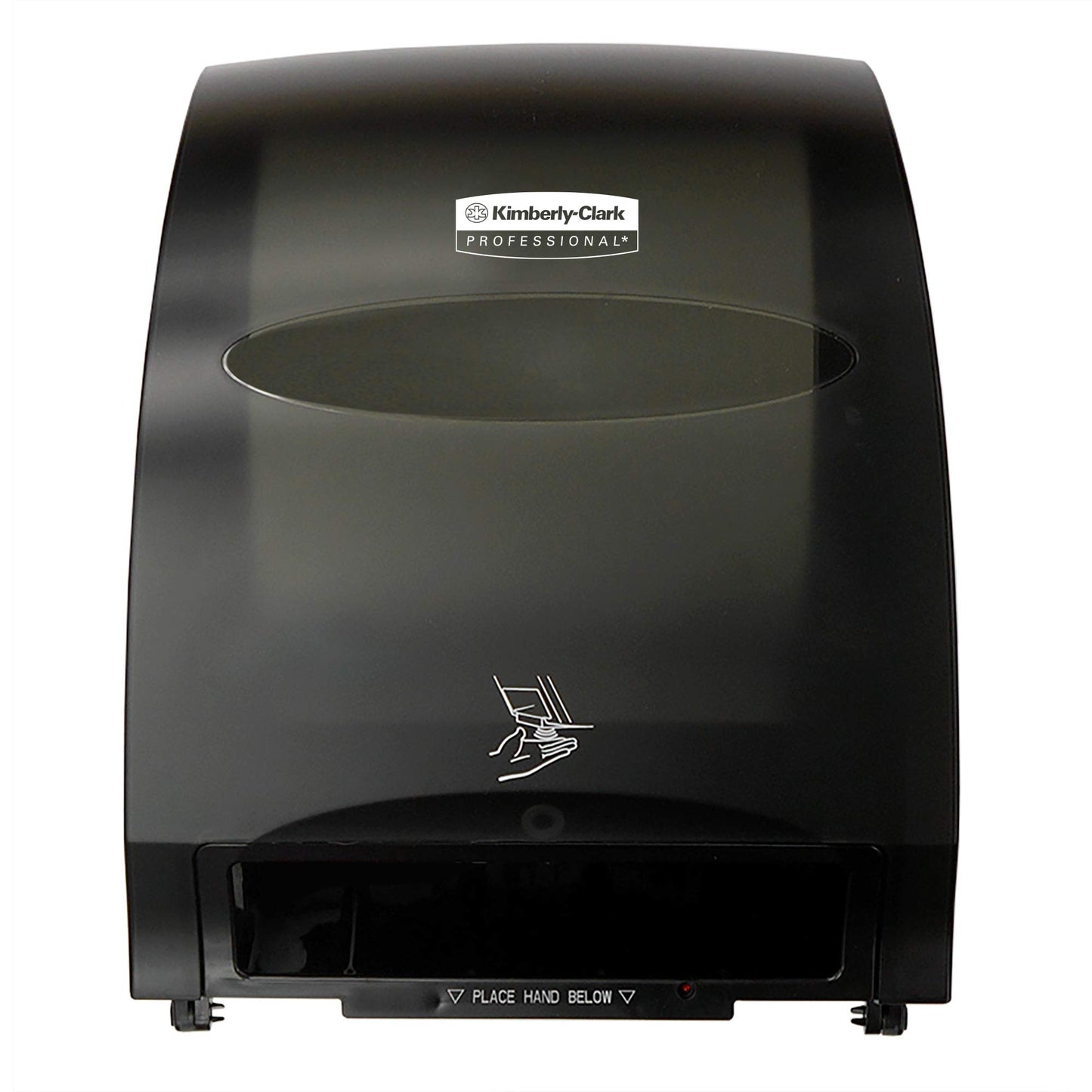 Kimberly-Clark Professional™ Automatic Hard Roll Towel Dispenser (48857), Smoke (Black), 12.70" x 15.76" x 9.57" (Qty 1)