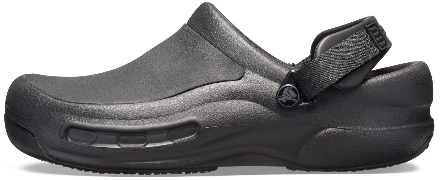 Crocs Unisex-Adult Bistro Pro LiteRide Clog, Slip Resistant Work Shoes, Black, 5 Men/7 Women