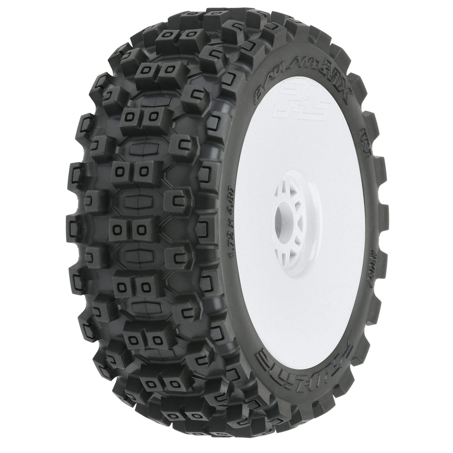 Pro-line Racing Badlands MX M2 18 Buggy MTD White Wheels F/R PRO906731 RC Tire