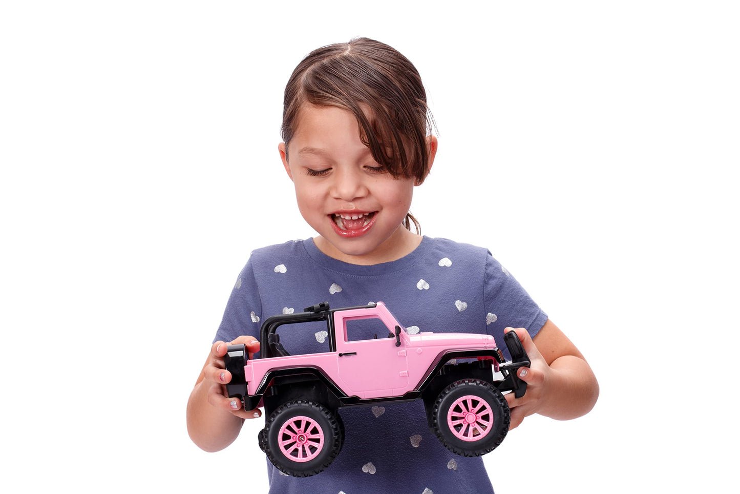 Jada Toys GIRLMAZING Jeep R/C Vehicle (1:16 Scale), Pink, Standard