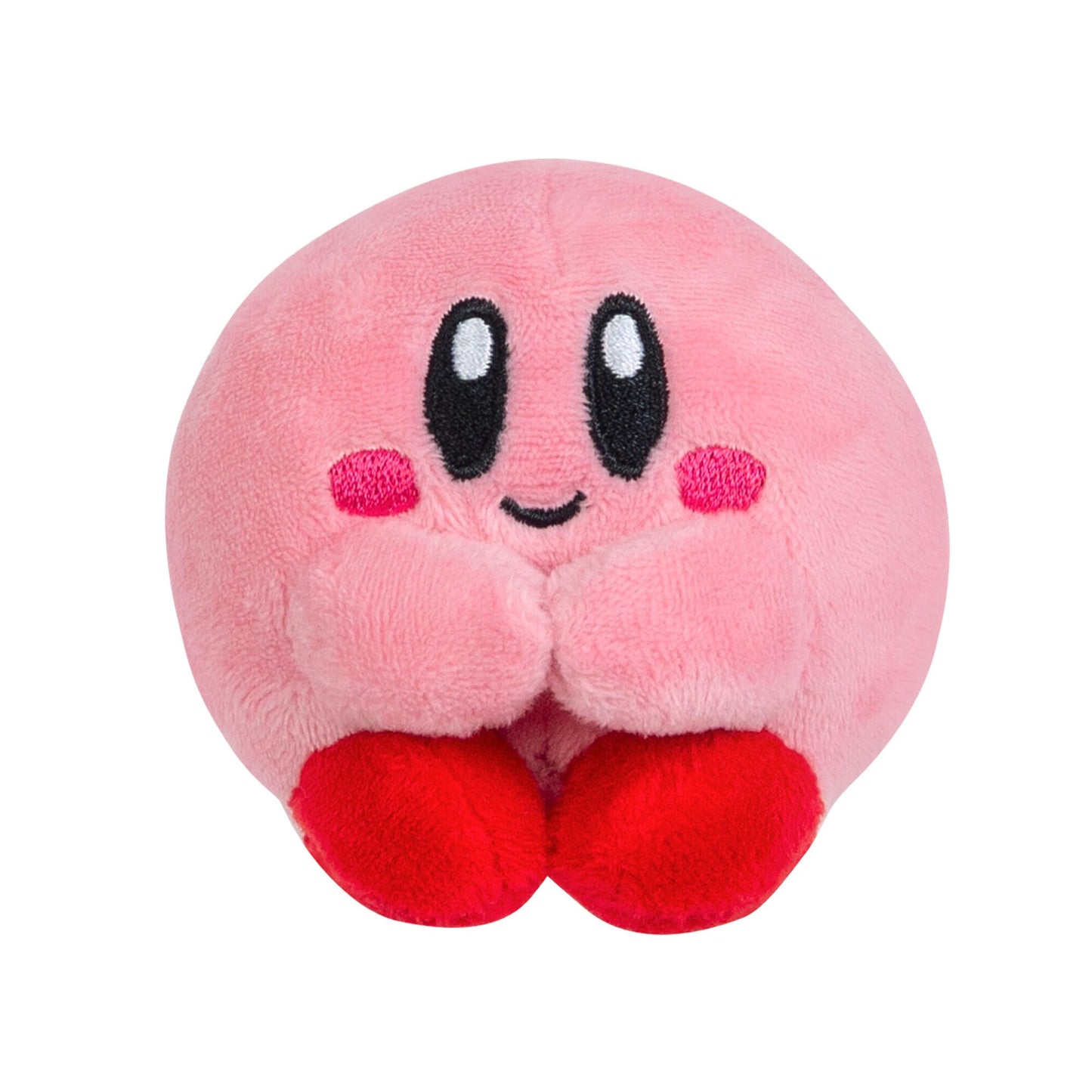Tomy Chokkori San Kirby Mini Plush Toys - 4-Pack with Kirby, Waddle Dee, Meta Knight & King Dedede - Mini Gaming Desk Decor - Easter Basket Stuffers for Gamers - Ages 6+