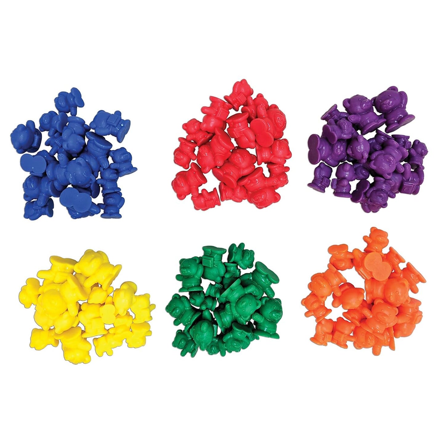 Learning Advantage 13100 Backpack Bear Counters, Grade: Kindergarten to 2, Plastic (Pack of 96)