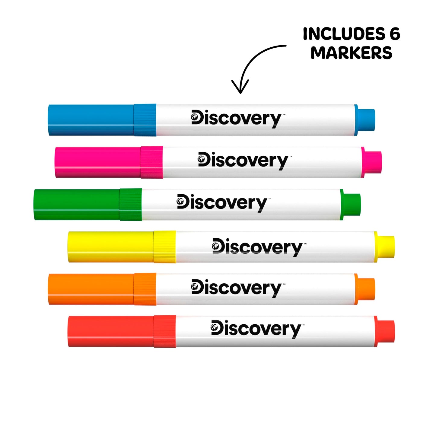 Discovery Doodle Projector Light Art Station, Includes 6 Markers, 10 Reusable Drawing Discs, Projects Art on Walls & Ceilings
