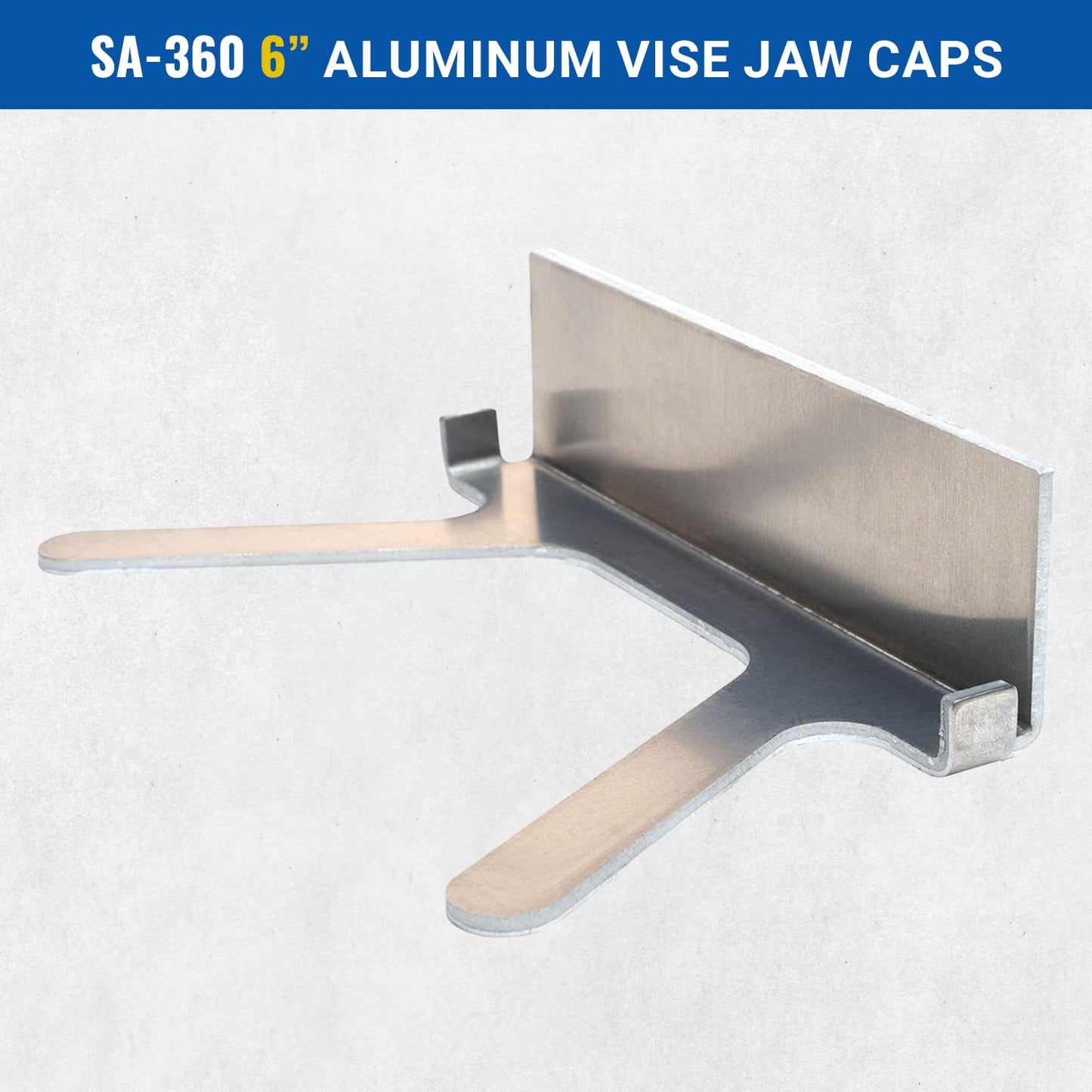 Yost Vises SA-360 6" Aluminum Vise Jaw Caps (1 Pair)