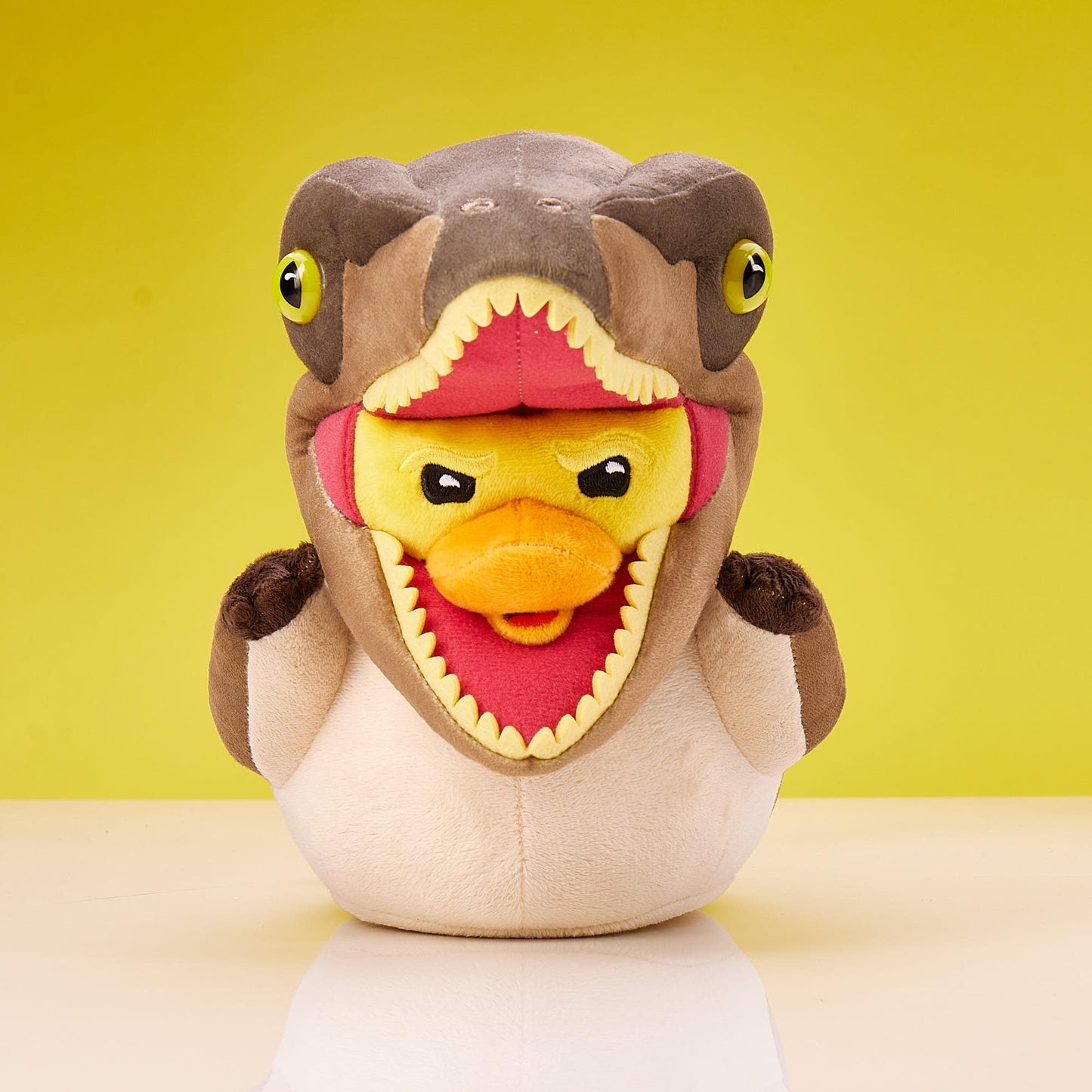 TUBBZ Velociraptor Collectable Rubber Duck Plushie - Official Jurassic Park Merchandise - Retro TV & Movies Soft Toy