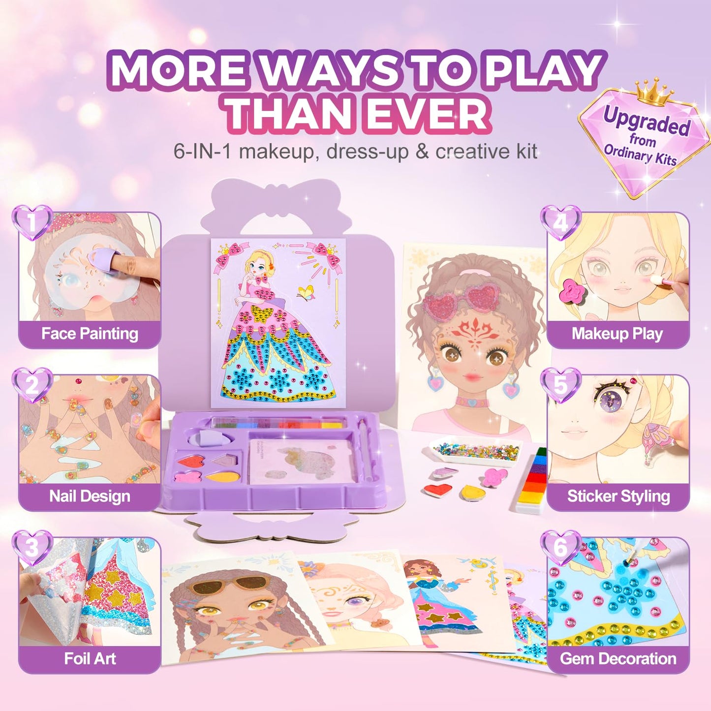 Jar Melo 6 in 1 Princess Art Craft Kits