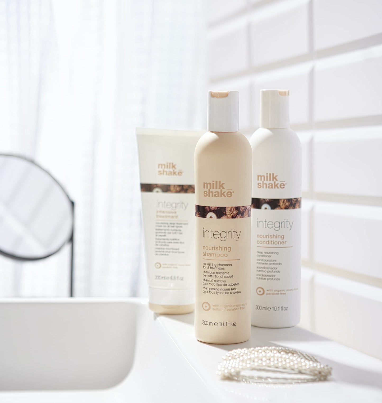 milk_shake Integrity Nourishing Conditioner - Anti Frizz Conditioner with Muru Muru Butter, Paraben Free, 33.8 Fl Oz