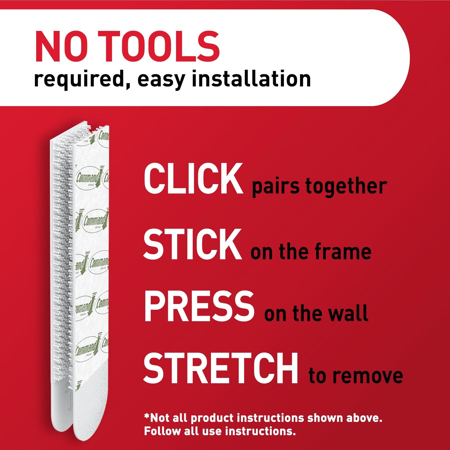 Command 10 lb Medium Picture Hanging Strips 132 Pairs (264 Command Strips), Damage-Free Hanging Picture Hangers, No Tools Wall Hanger for Christmas Decorations