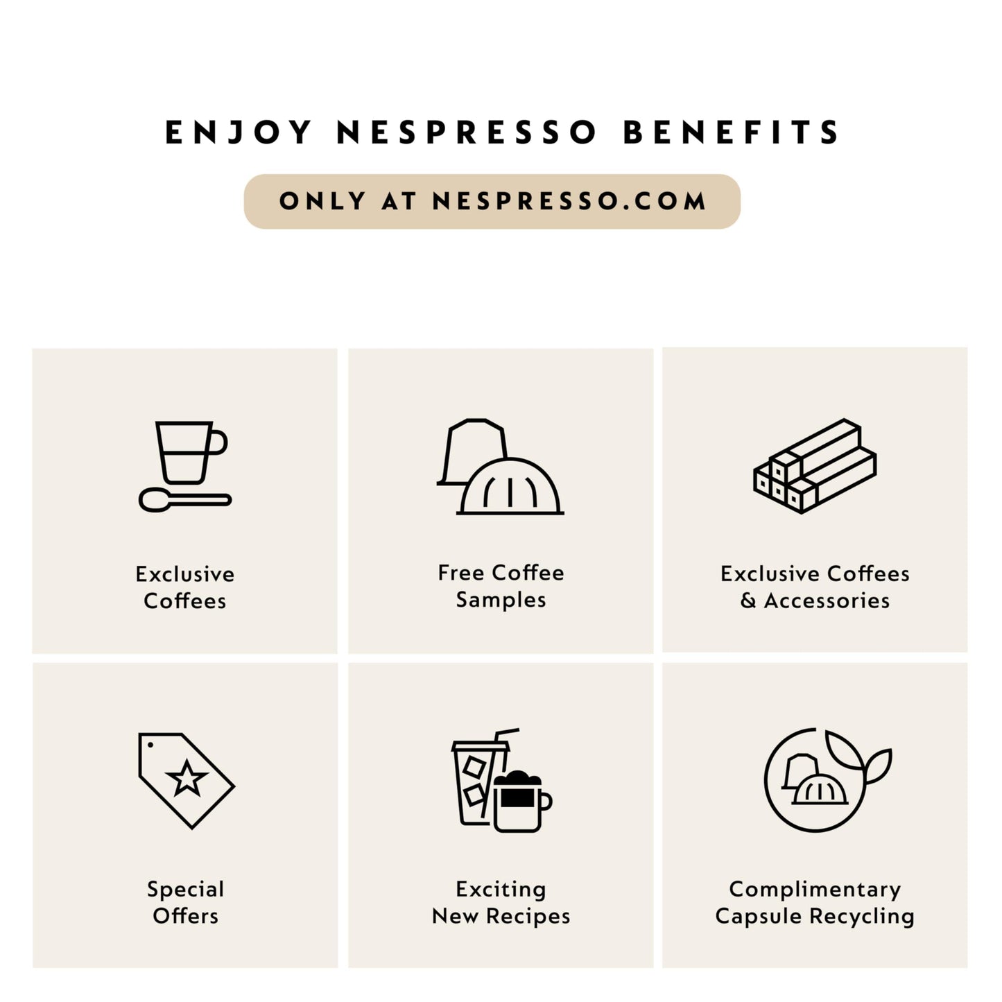 Nespresso Vertuo Orafio, Medium Roast Espresso Coffee capsules, 50 Pack