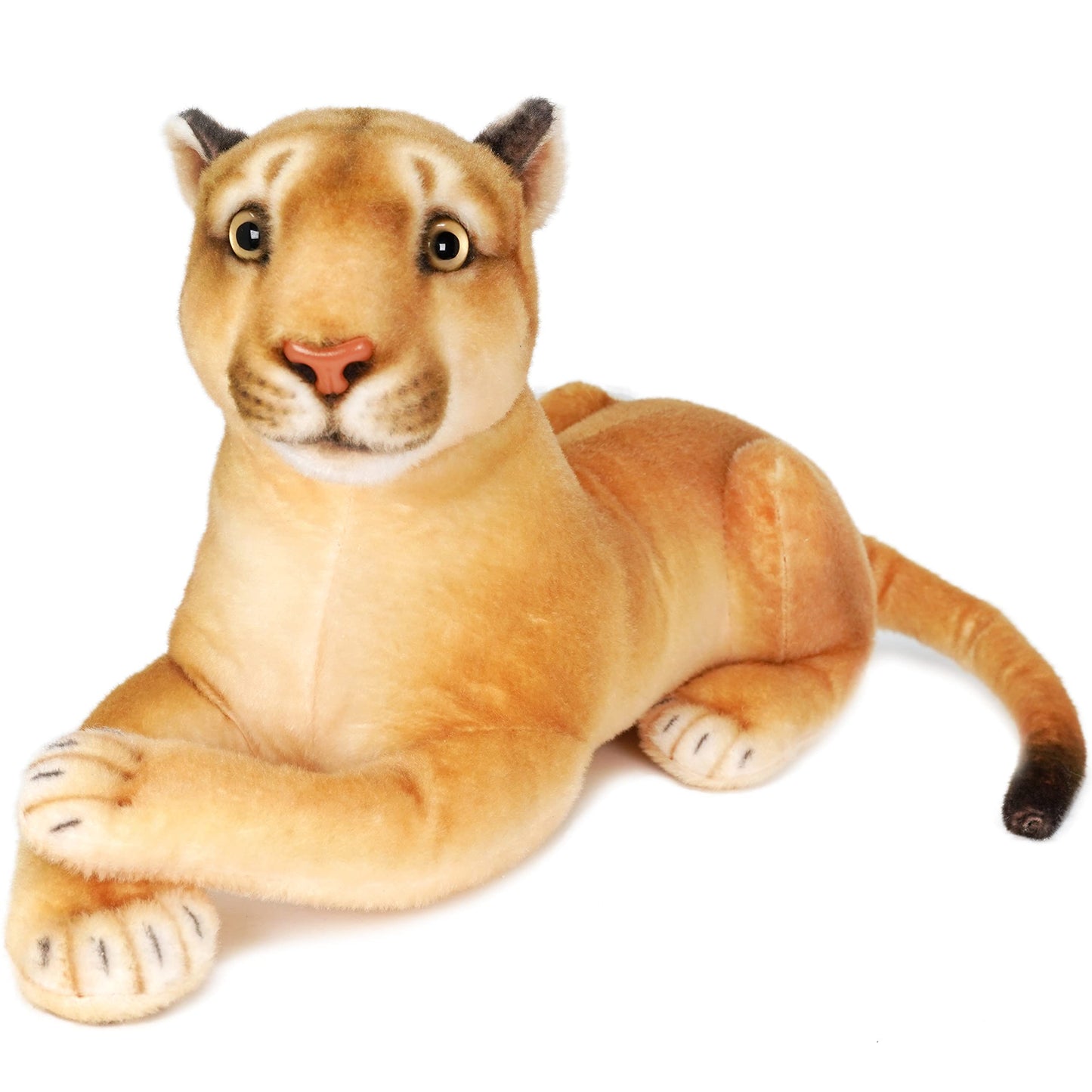 Monique The Mountain Lion - 18 Inch (Tail Measurement Not Included) Stuffed Animal Plush - by TigerHart Toys