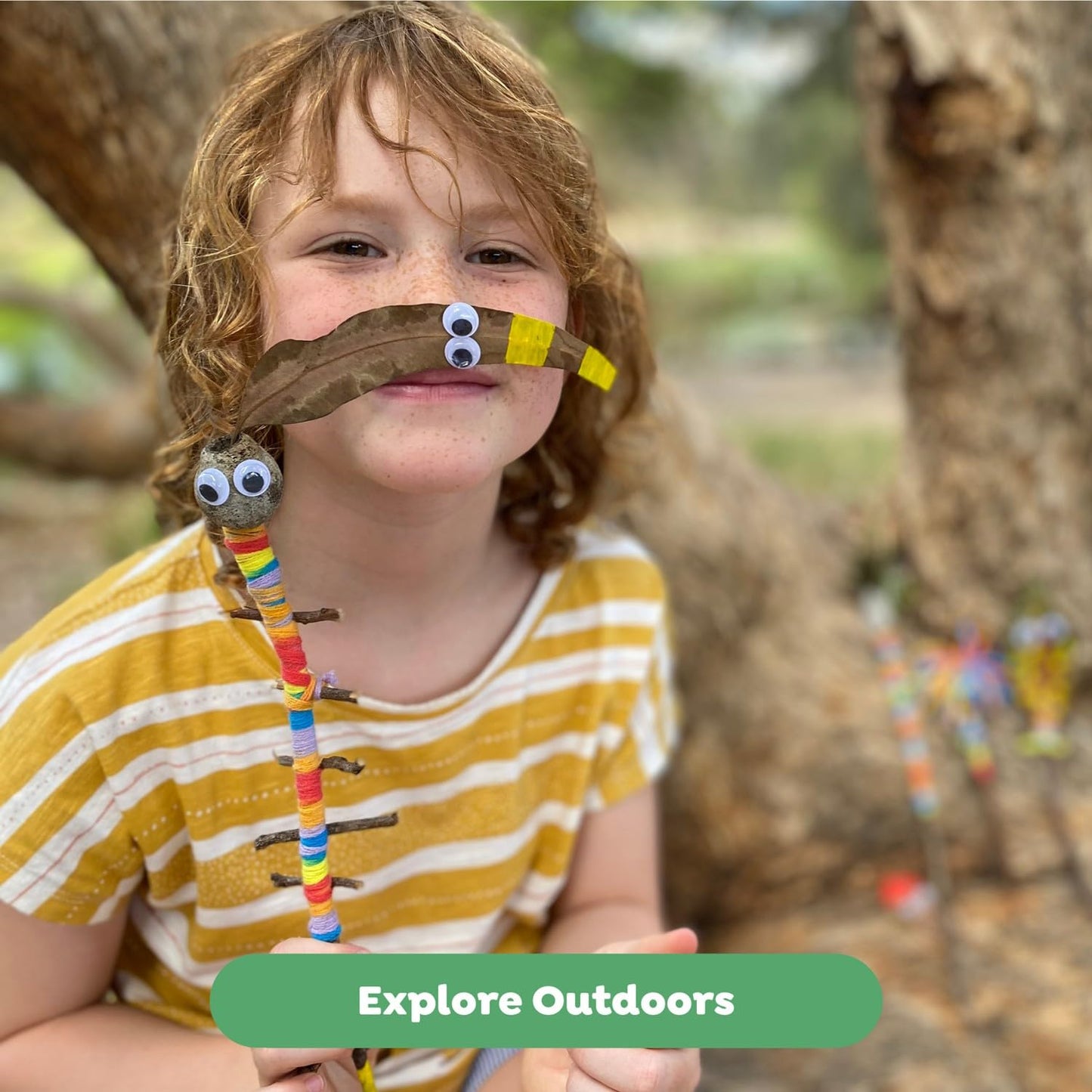 Tiger Tribe: Nature Art Set - Turn Natural Found Treasures Into Art Projects, Kids Ages 3+ with Parent, Ages 7+ Independent Craft Time, Activity Set