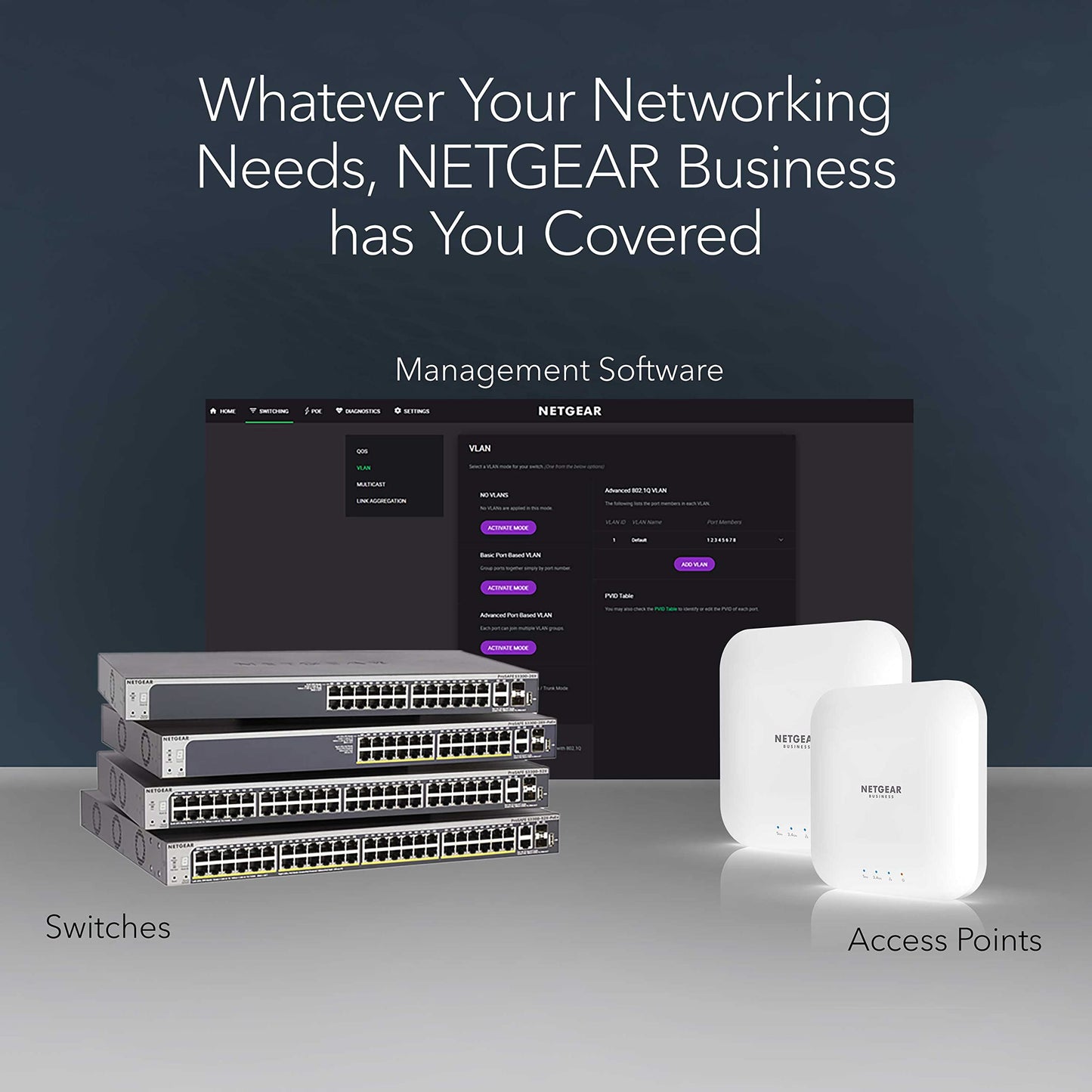 NETGEAR 5-Port Gigabit Ethernet Unmanaged PoE Switch (GS305PP) - with 4 x PoE+ @ 83W, Desktop or Wall Mount